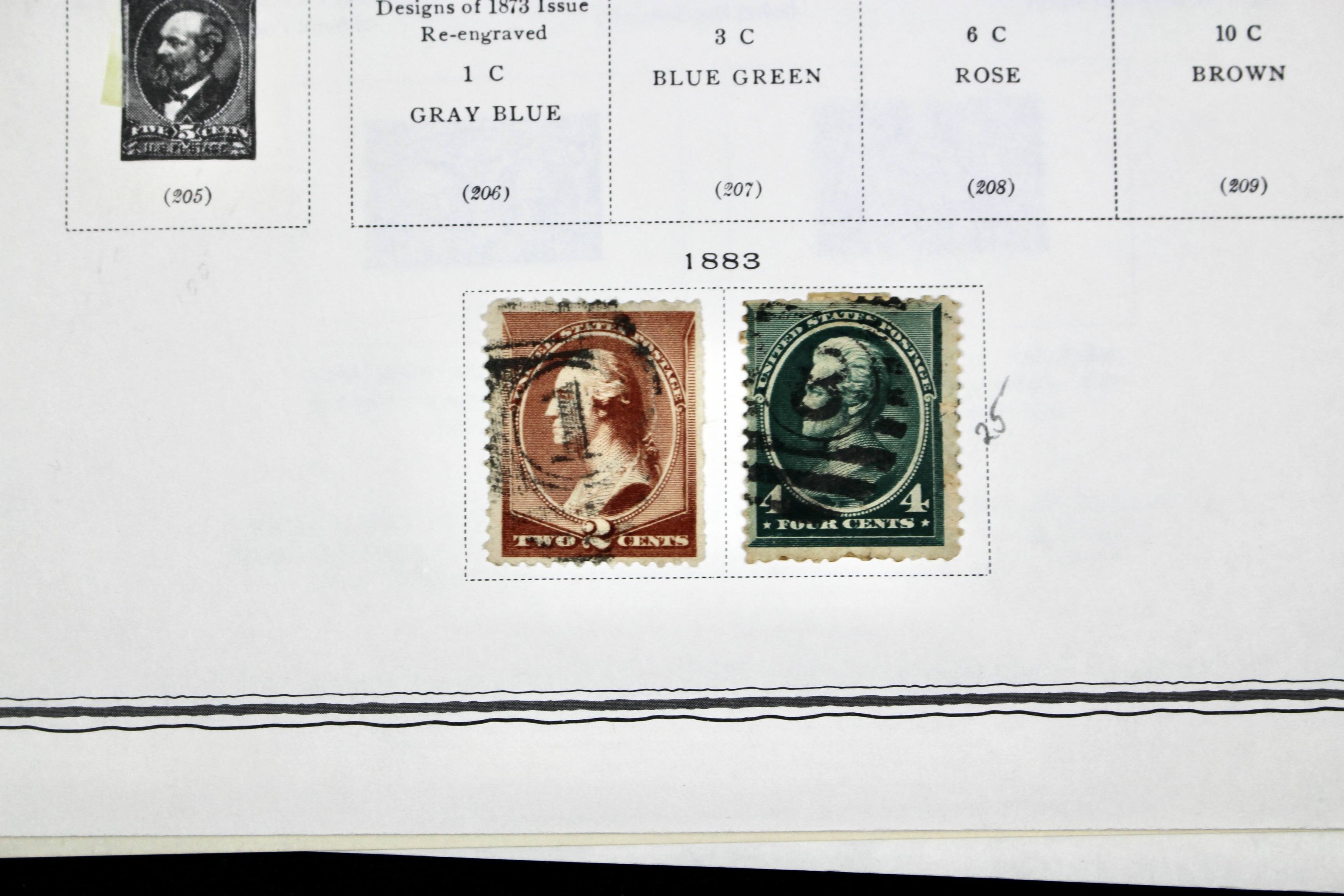 U.S. Postage Stamp Collection, 1857 to 1931, Mint and Used