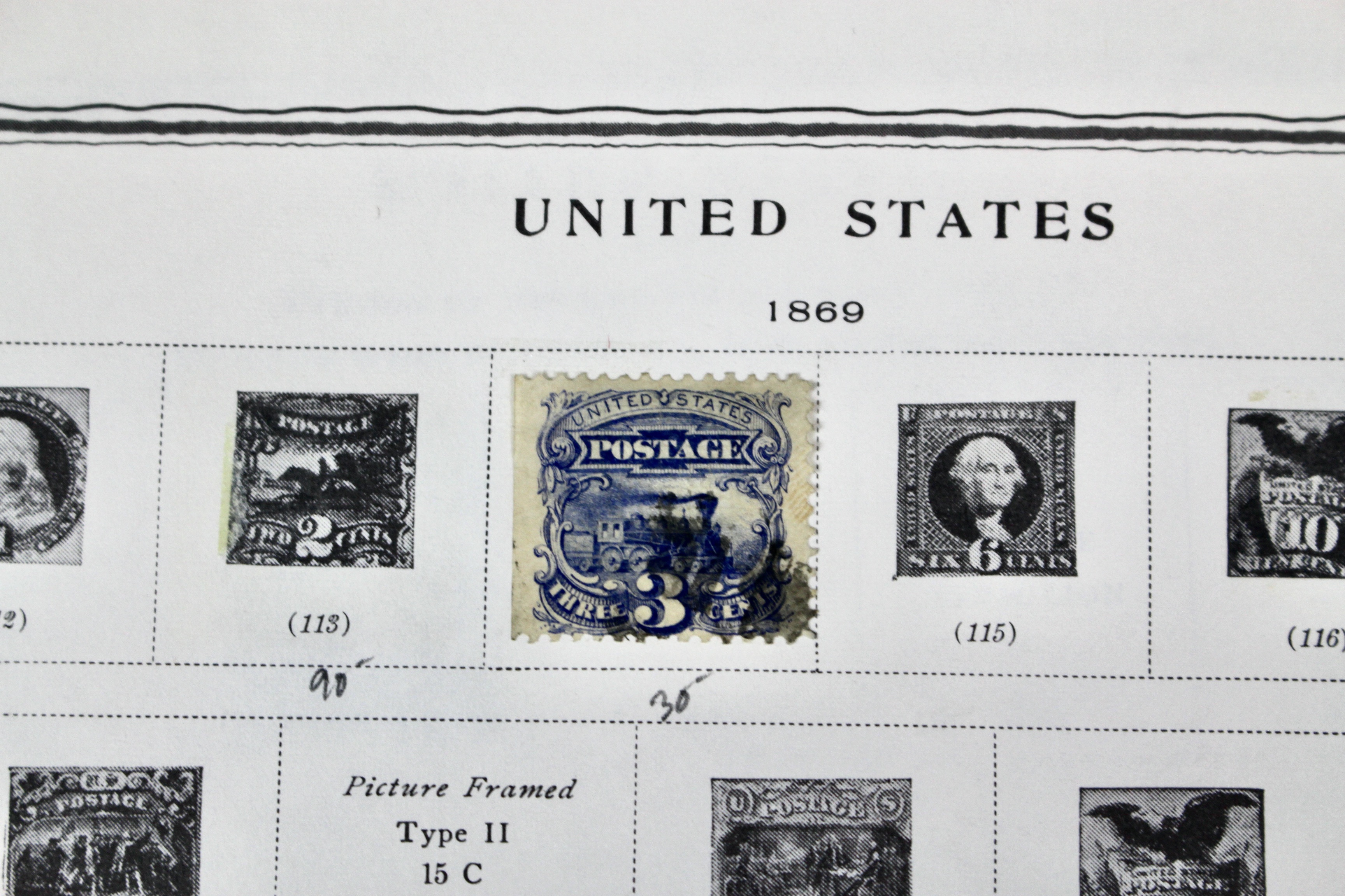 U.S. Postage Stamp Collection, 1857 to 1931, Mint and Used
