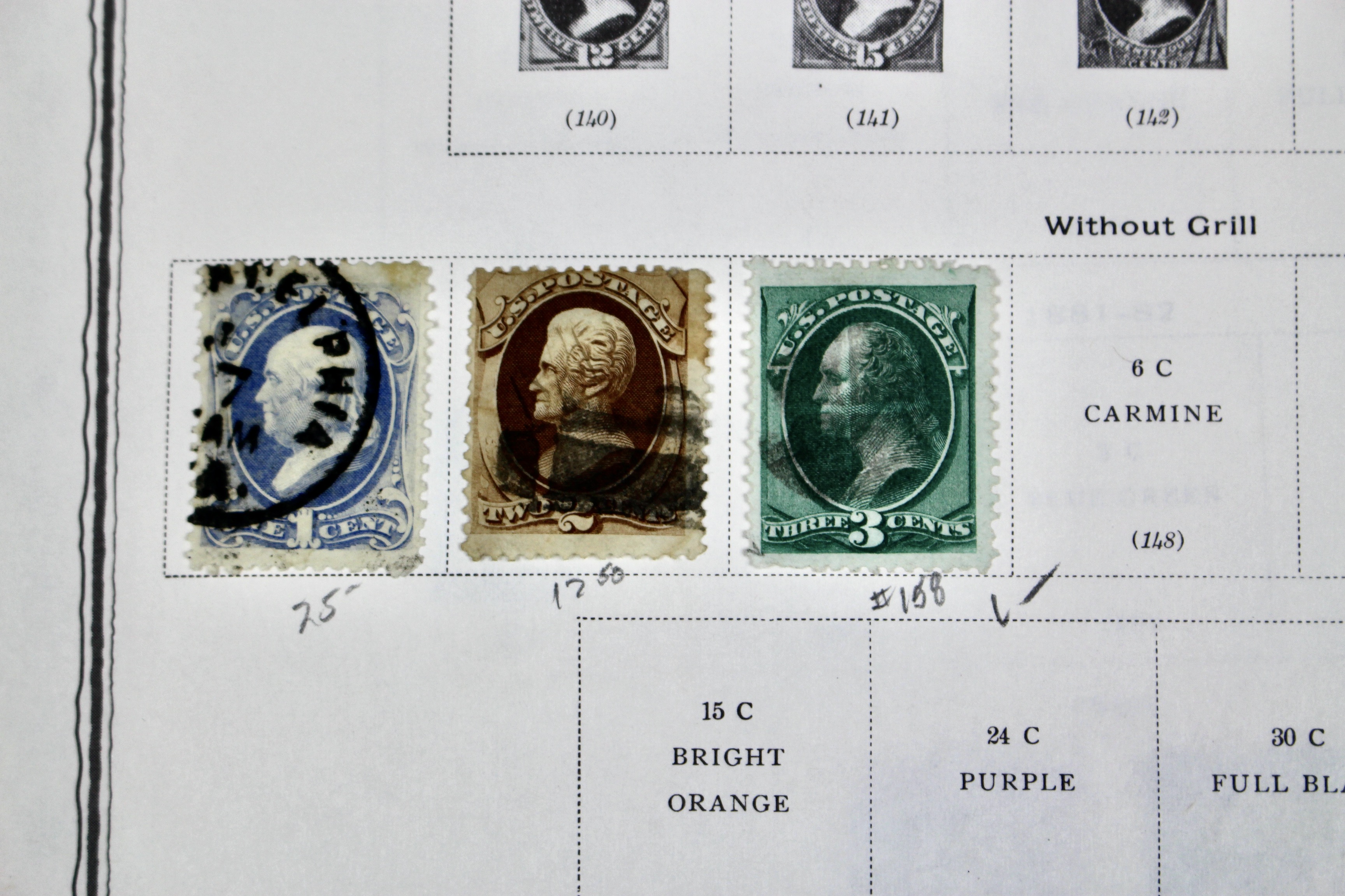 U.S. Postage Stamp Collection, 1857 to 1931, Mint and Used