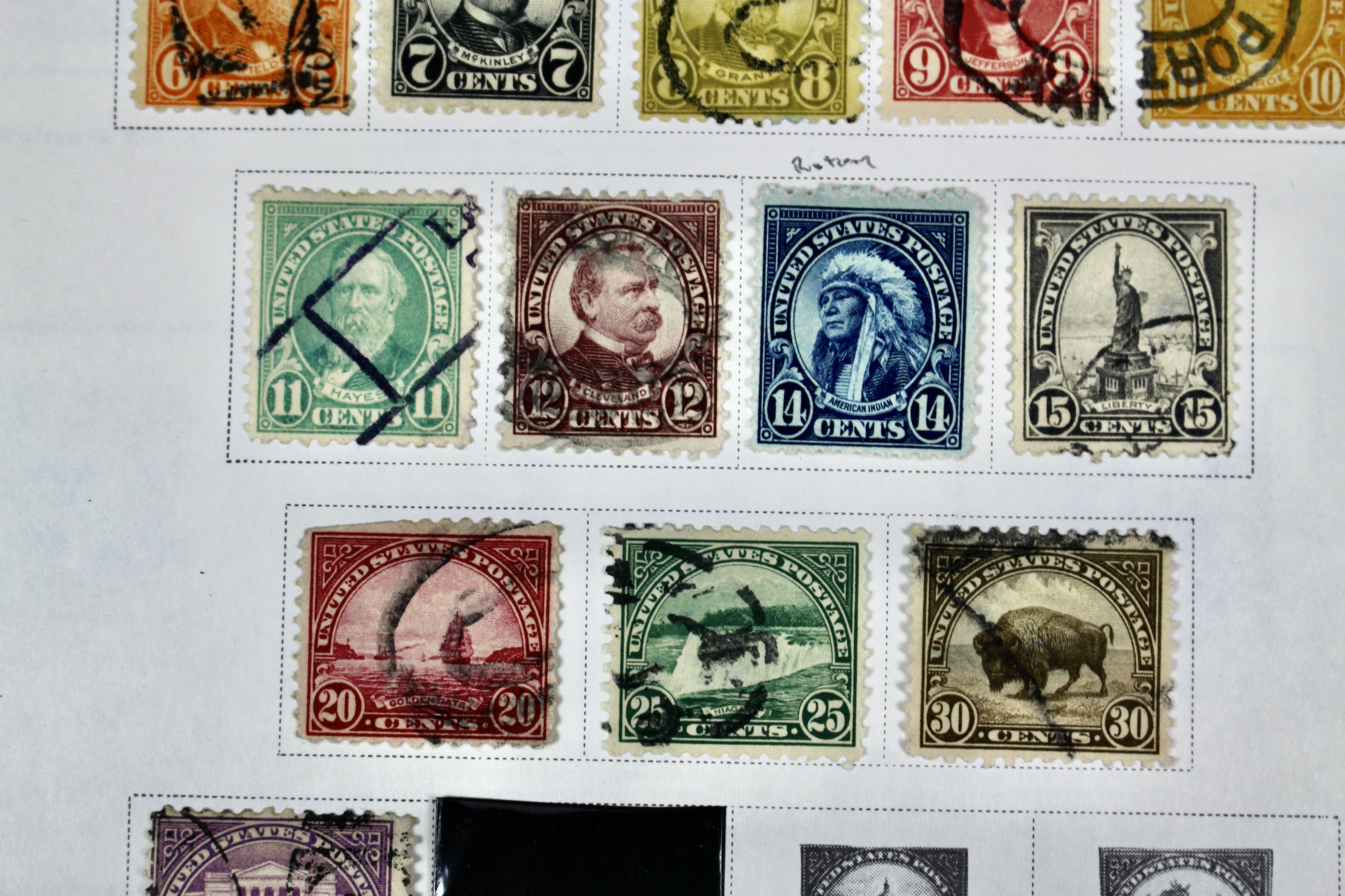 U.S. Postage Stamp Collection, 1857 to 1931, Mint and Used