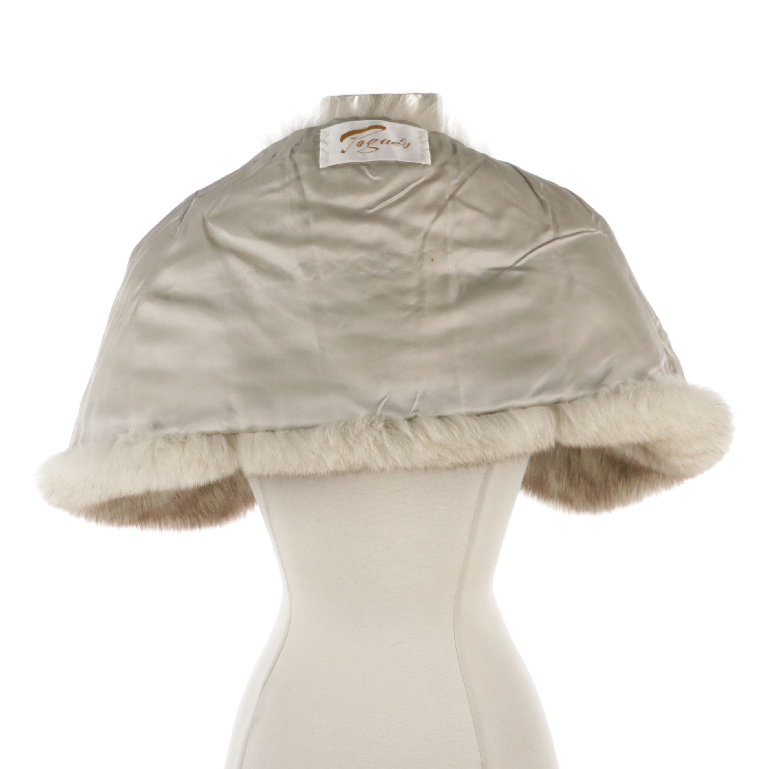 Pogue's Vintage Blue Fox Fur Wrap