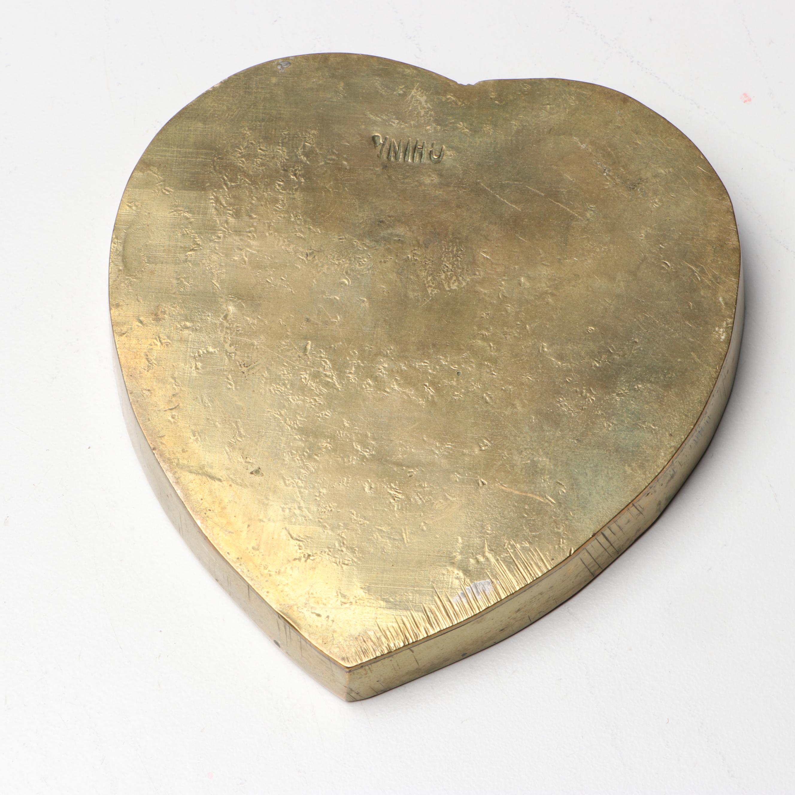 Chinese Style Chased Brass Tableware and Candelabrum with Other Tray