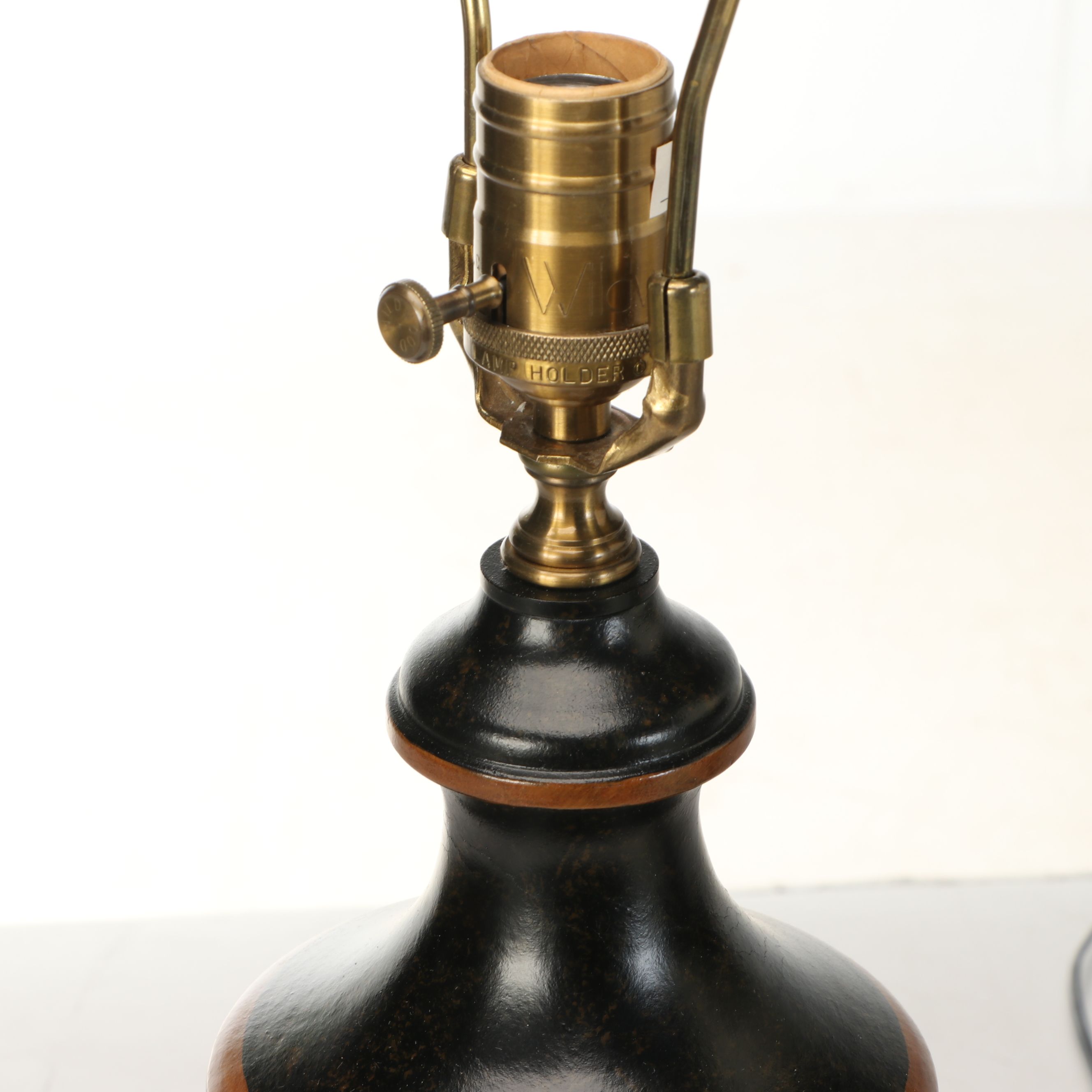 Wildwood Chinoiserie Style Urn Table Lamps with Bell Shade