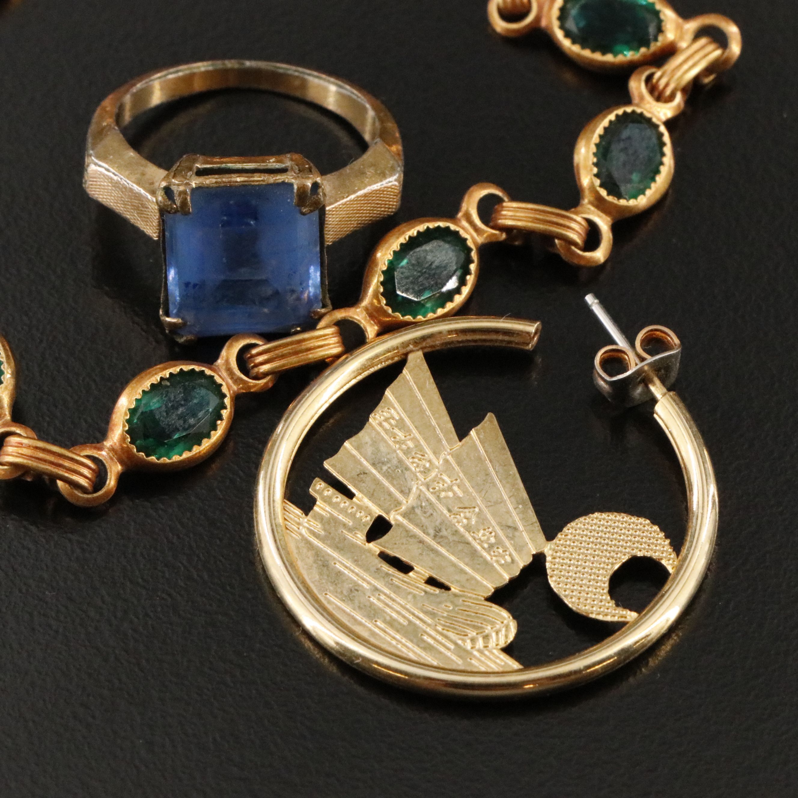 Jewelry Collection Featuring Gold-Filled Bracelet and Ring