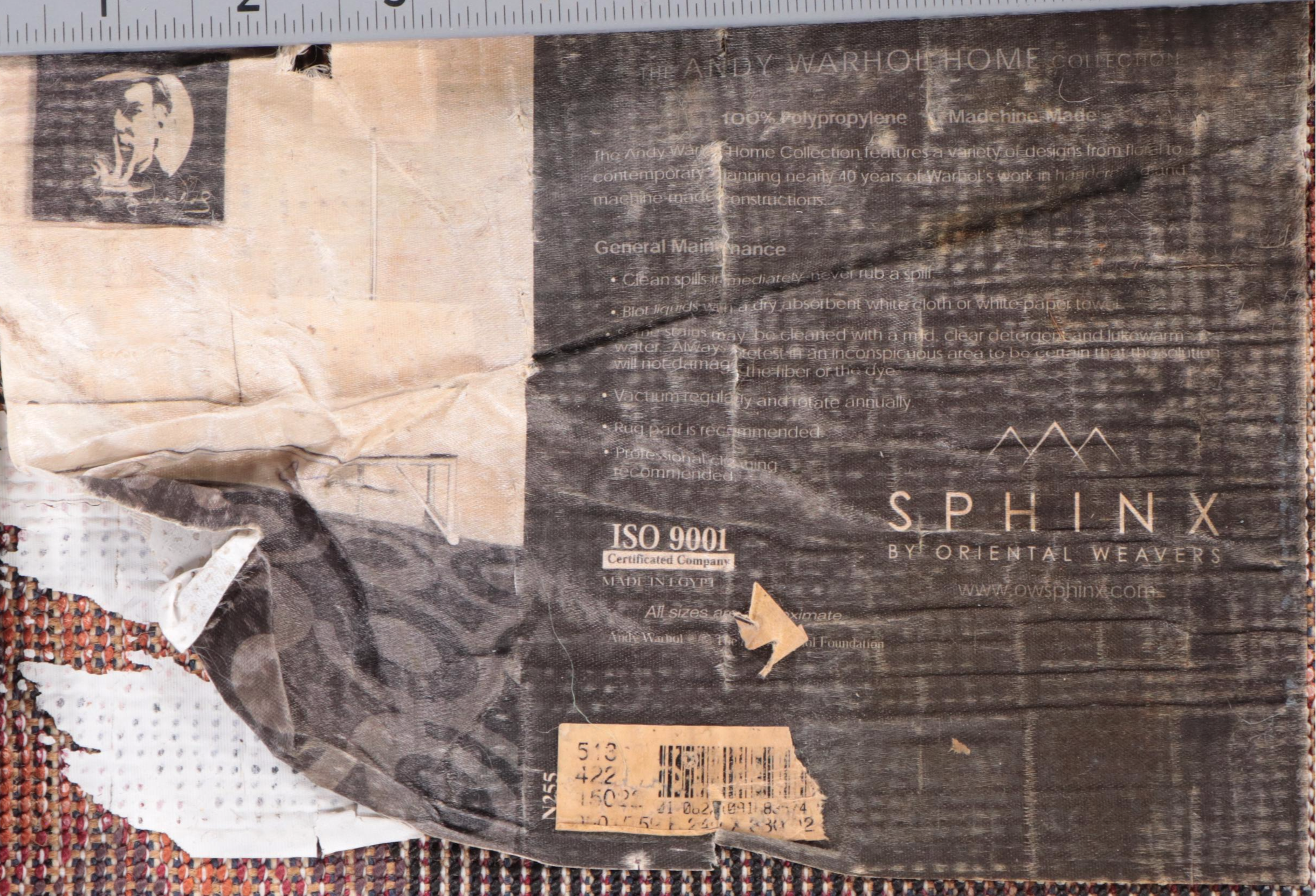 7'10 x 10'1 Machine Made Oriental Weavers Sphinx Andy Warhol Area Rug