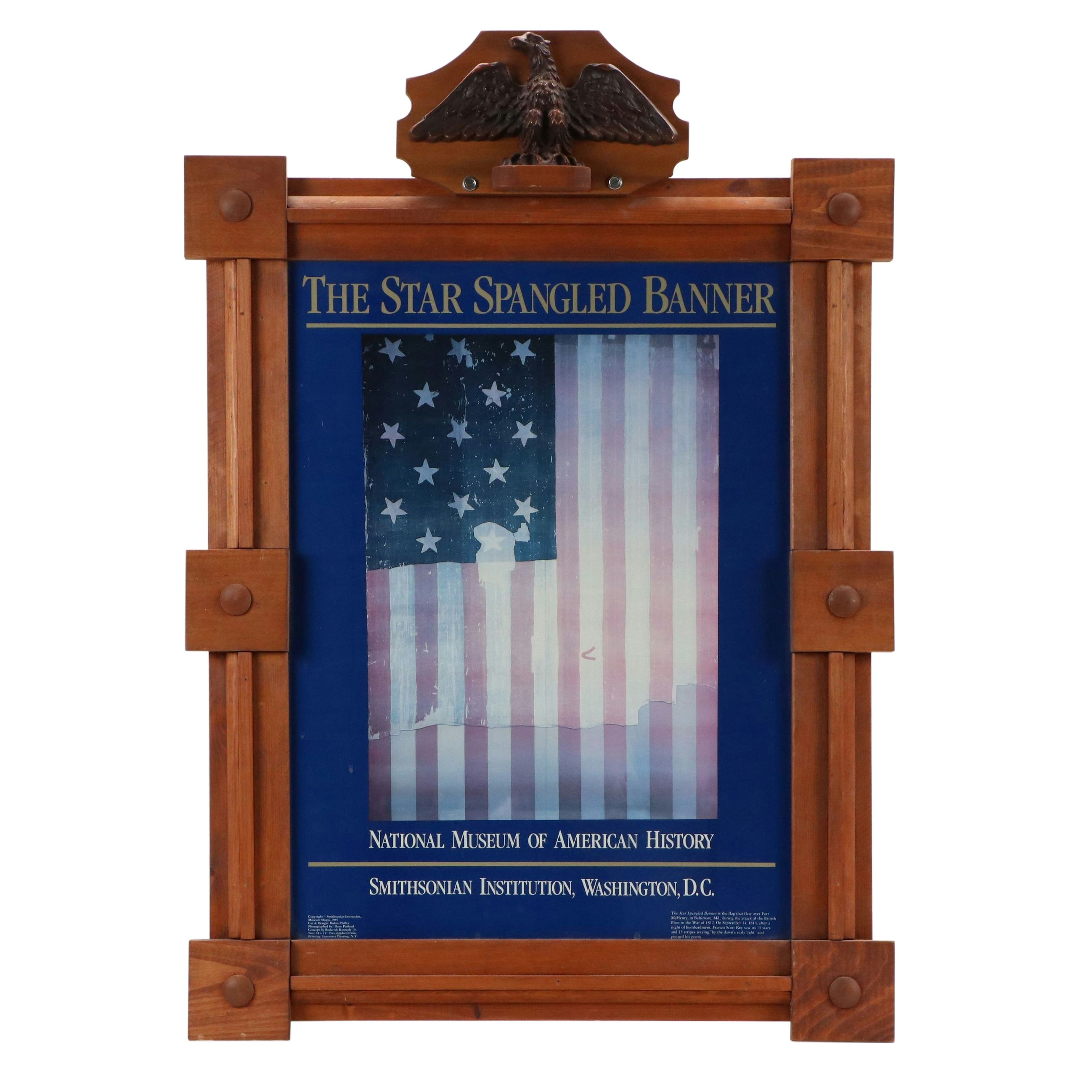 Smithsonian Offset Lithograph "The Star Spangled Banner," 1985
