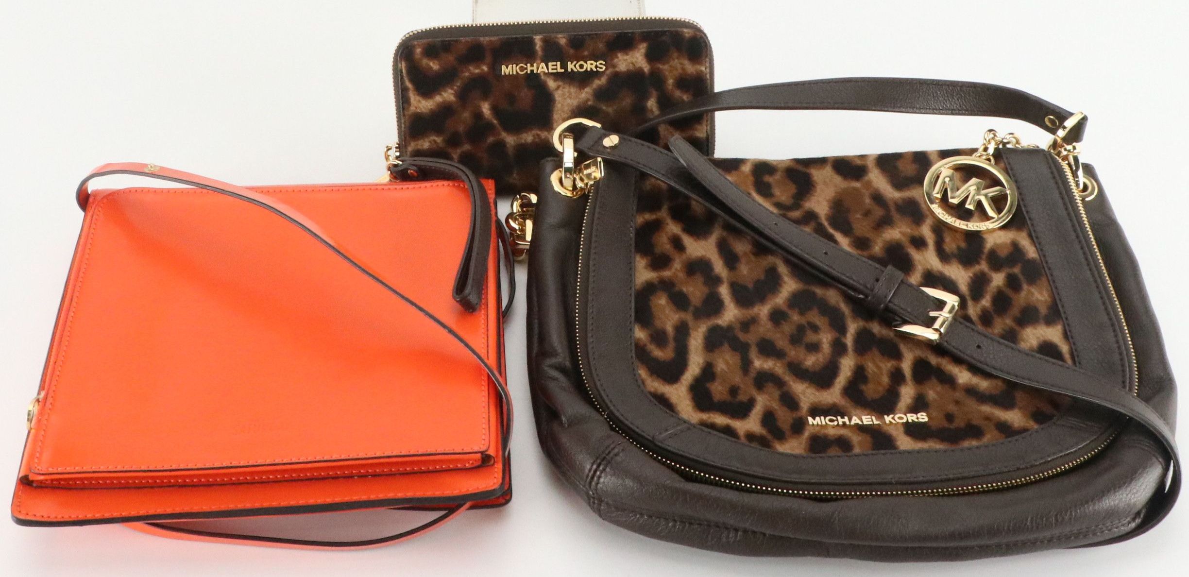 Michael Kors Calfhair/Leather Stanthorpe Shoulder Bag & Wallet W Other Crossbody