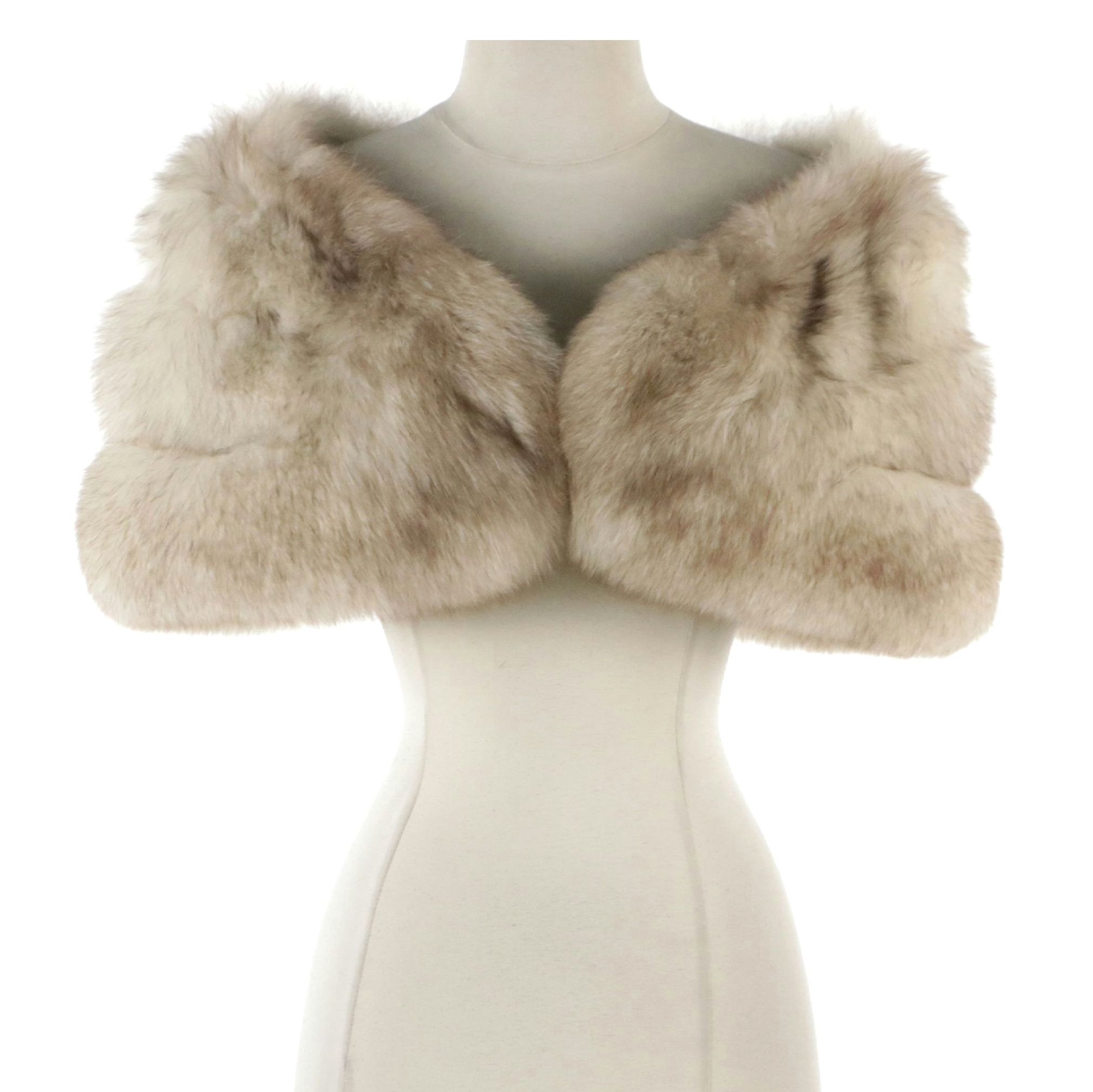 Pogue's Vintage Blue Fox Fur Wrap