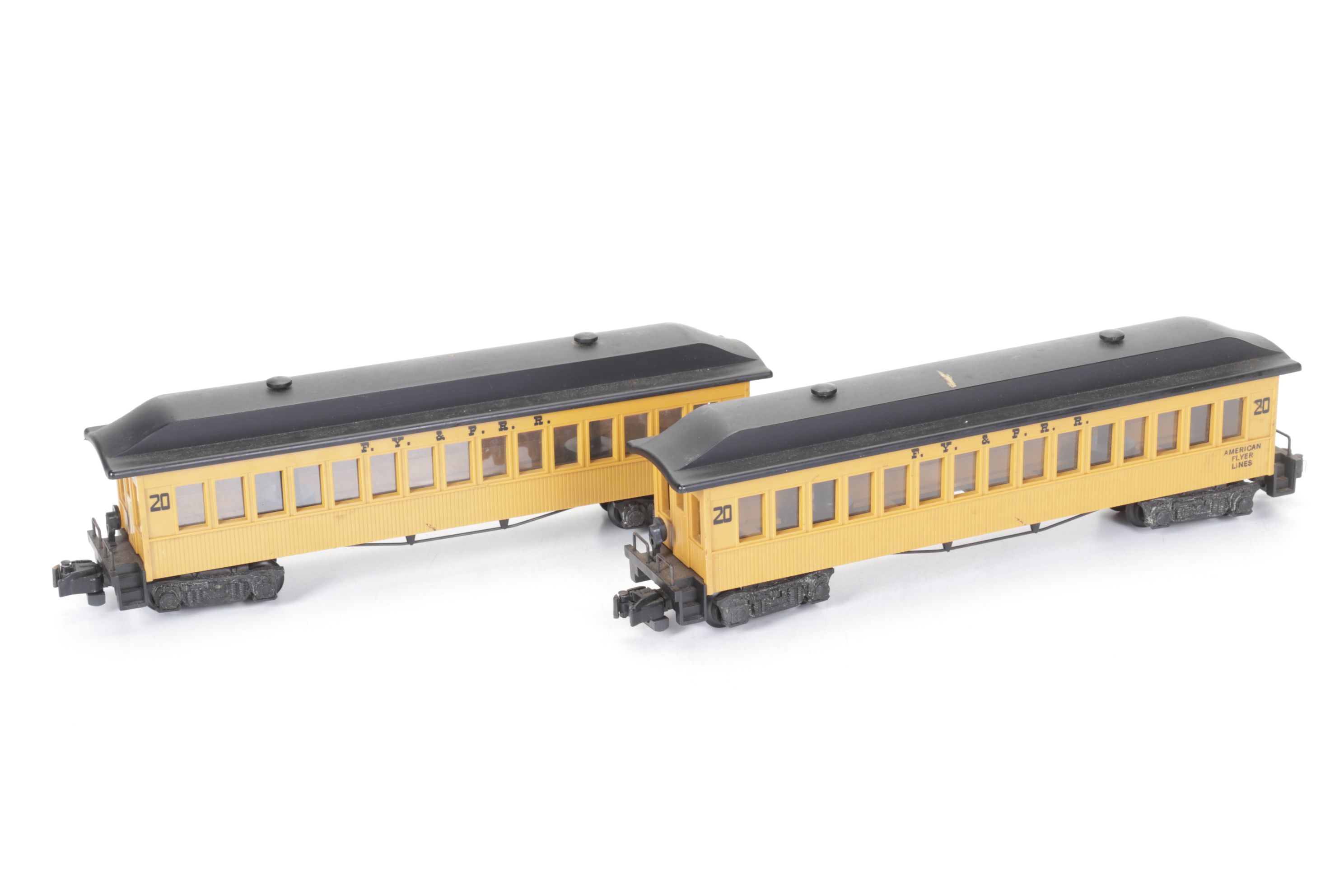 American Flyer Locomotives with Passenger Cars, Tender and More