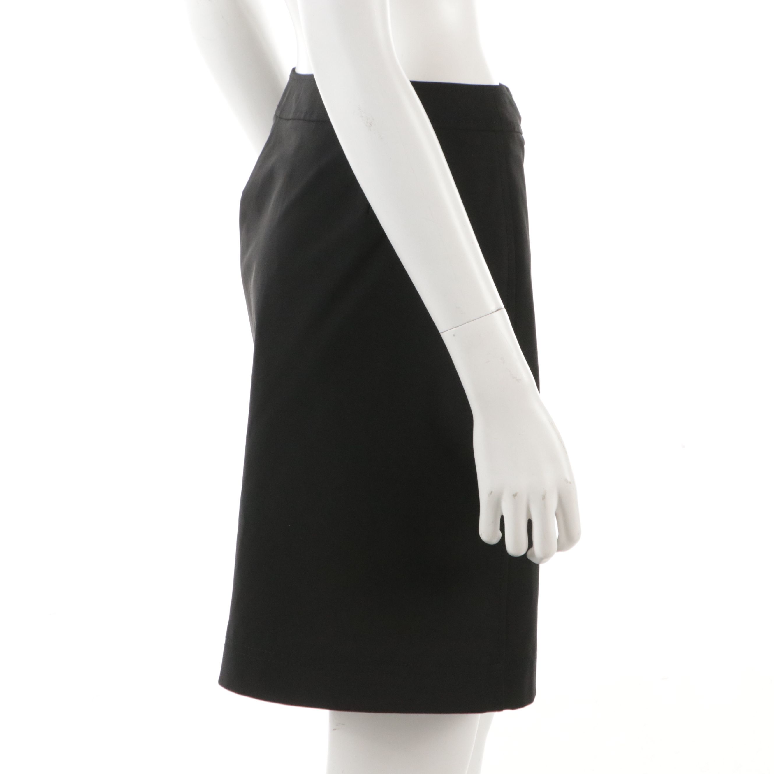 Prada Black Wrap Skirt