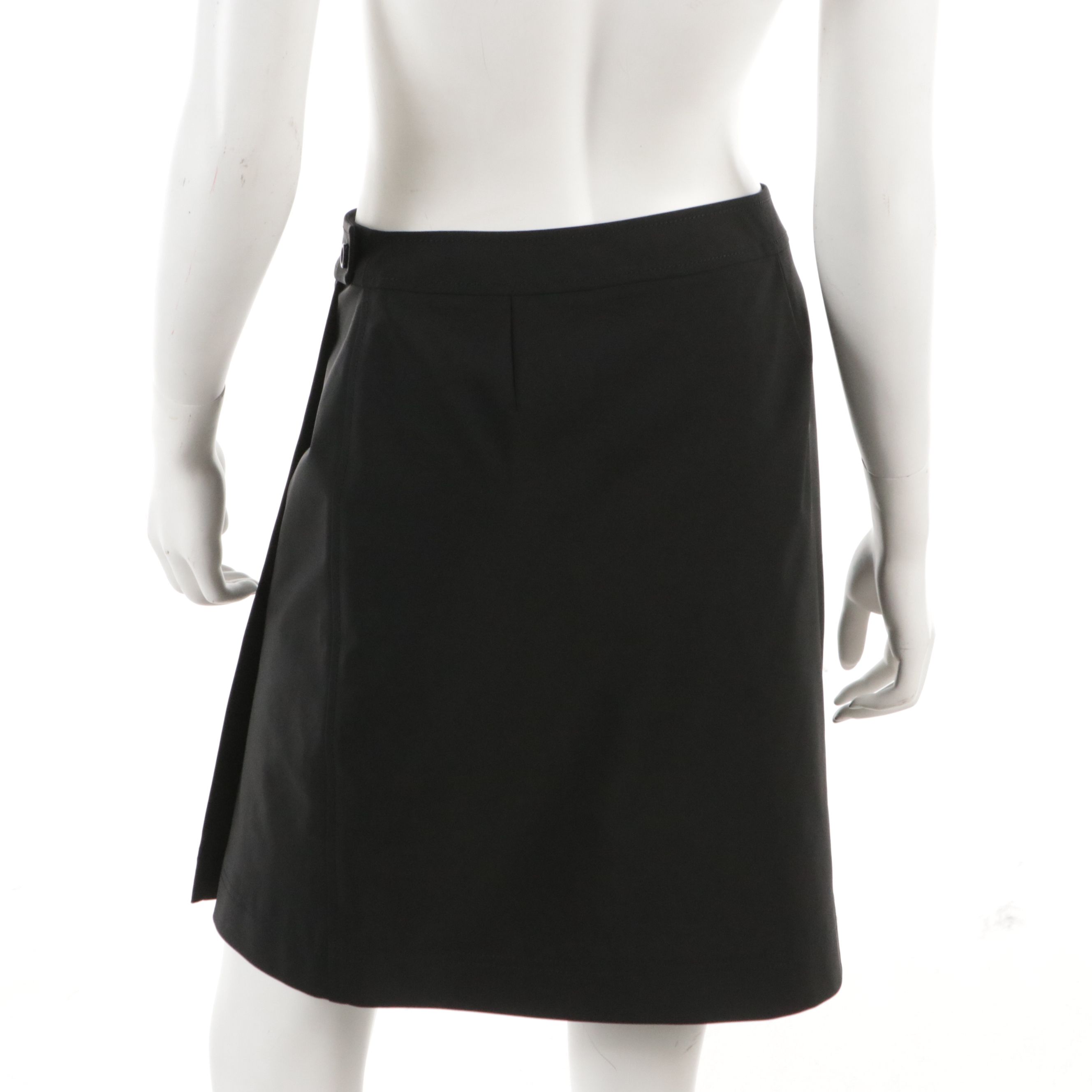 Prada Black Wrap Skirt