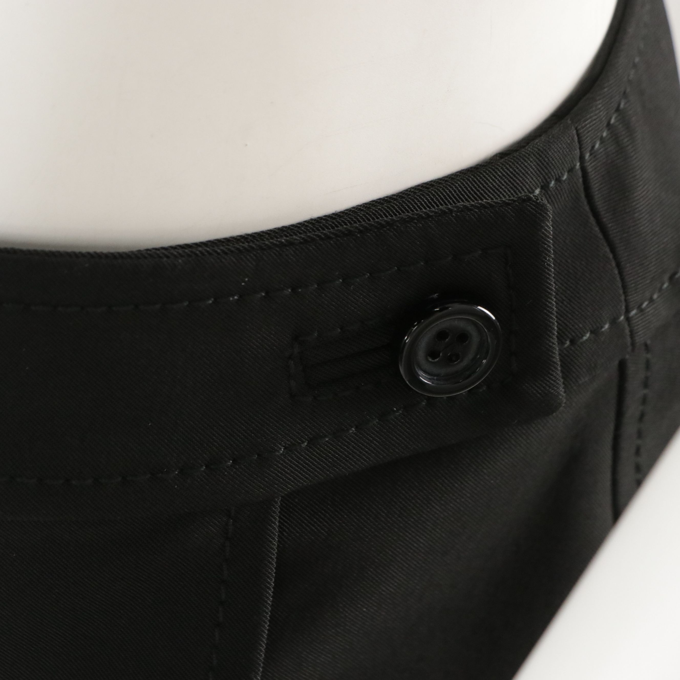 Prada Black Wrap Skirt