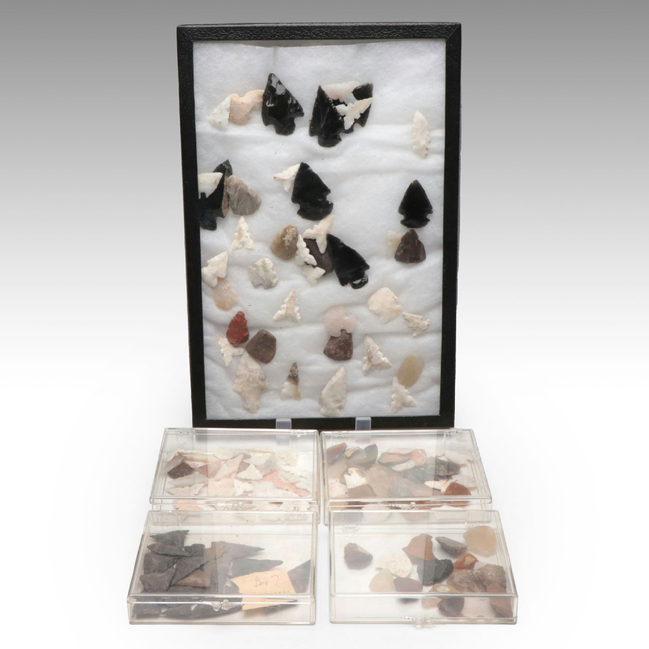 Obsidian Dovetails, White Chert, Quartzite and Other Projectile Points