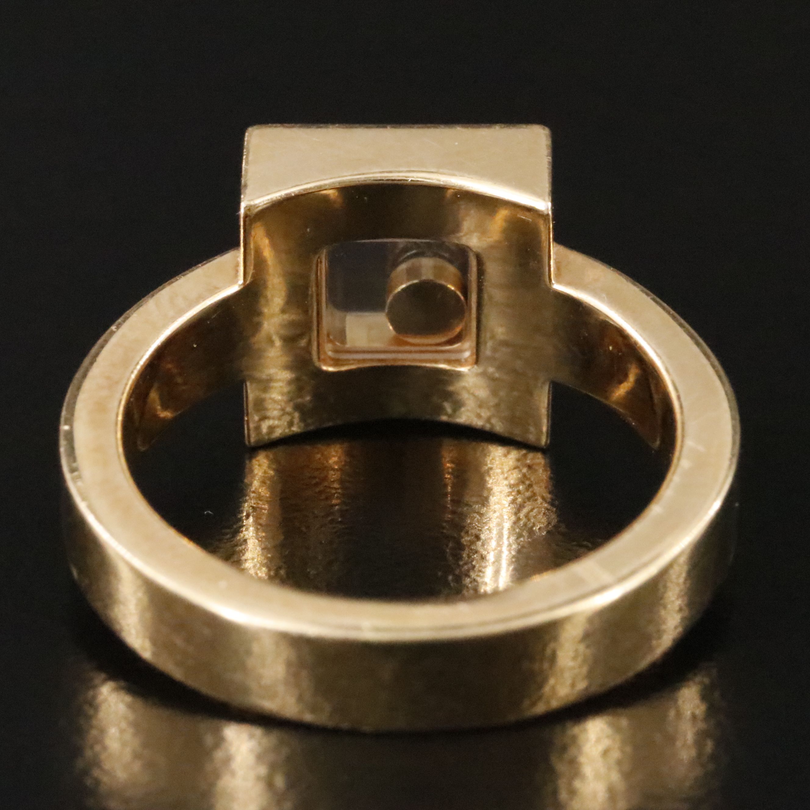 Chopard Happy Diamond 18K Diamond Square Ring