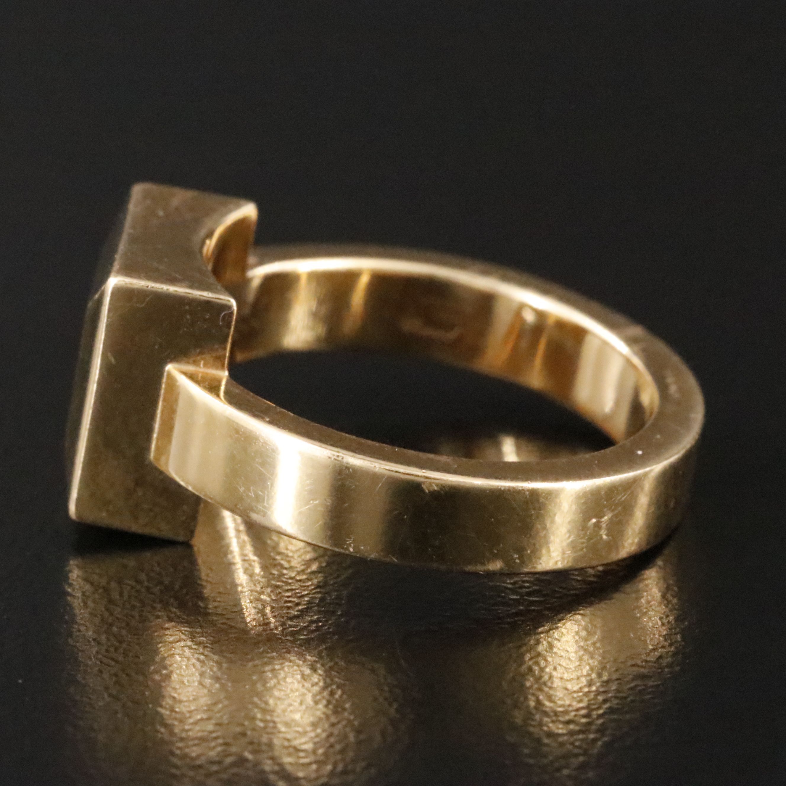 Chopard Happy Diamond 18K Diamond Square Ring