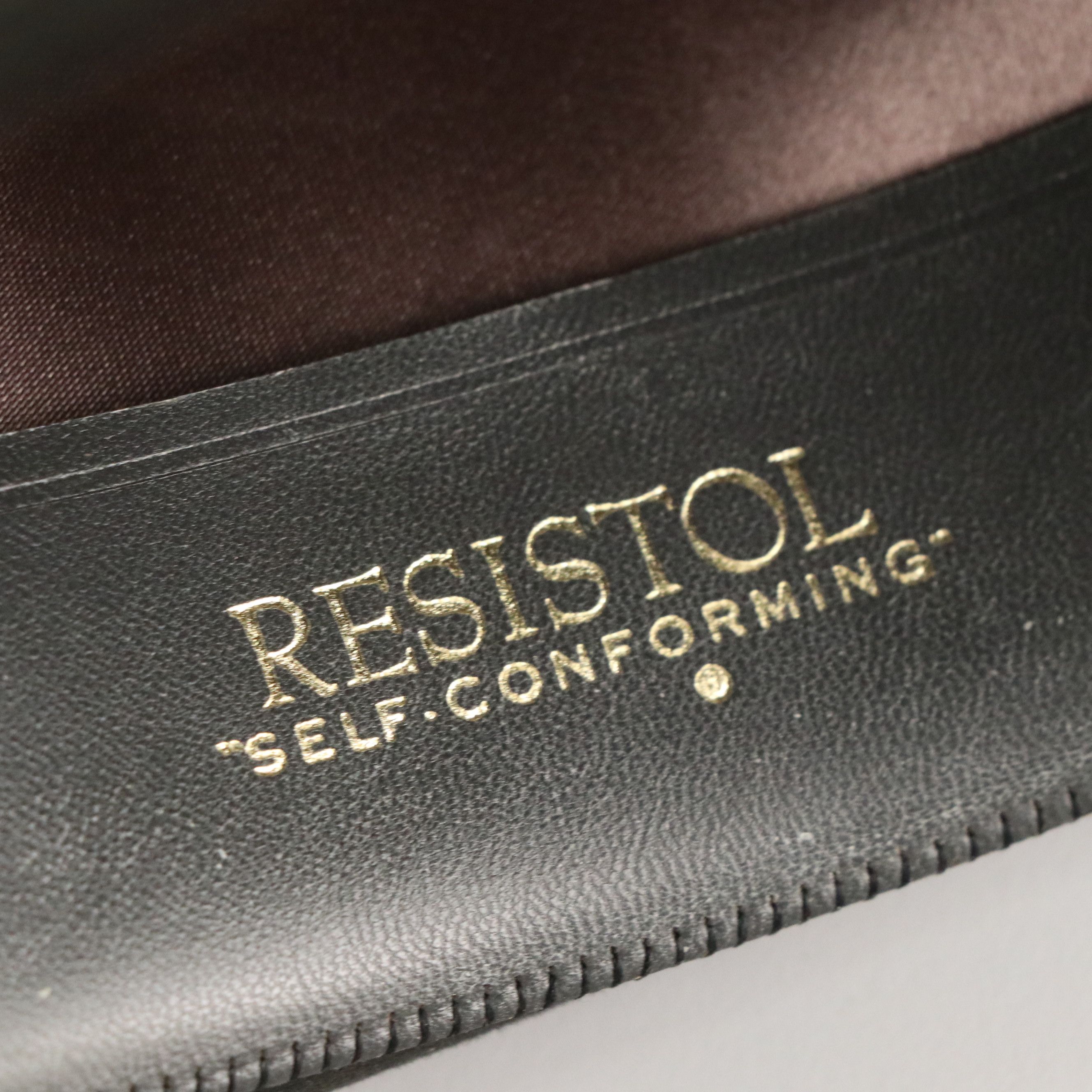 Resistol Self-Conforming Black Wool "Kitten Finish" Bowler Hat, With Box