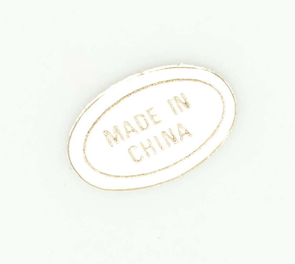 Chinese Hand-Painted Porcelain Bowl with Flowers and Pheasants