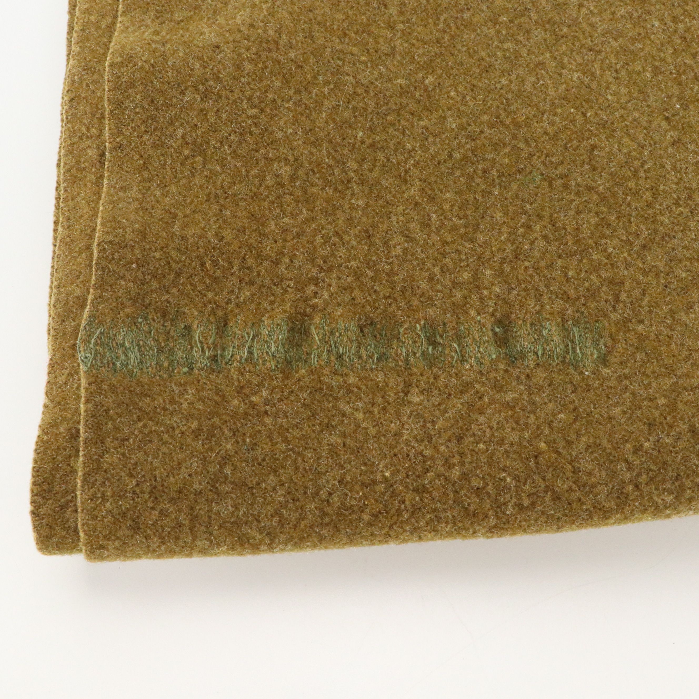 WWII Era US Army Olive Drab Wool Field Blanket