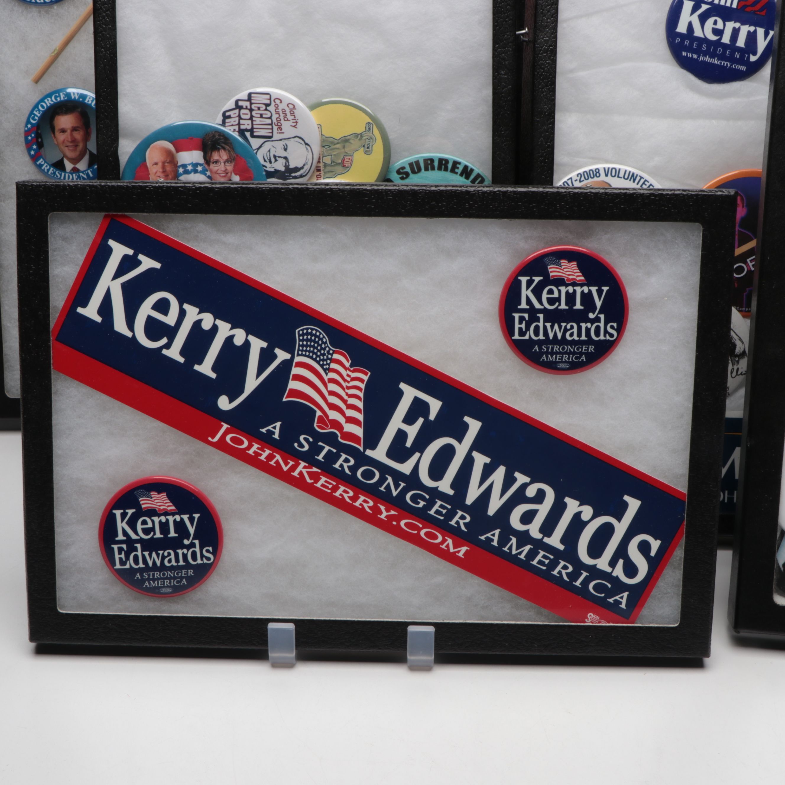 Bush/Cheney '04 , Romney/Ryan 2012 Pins and Other Modern Political Memorabilia