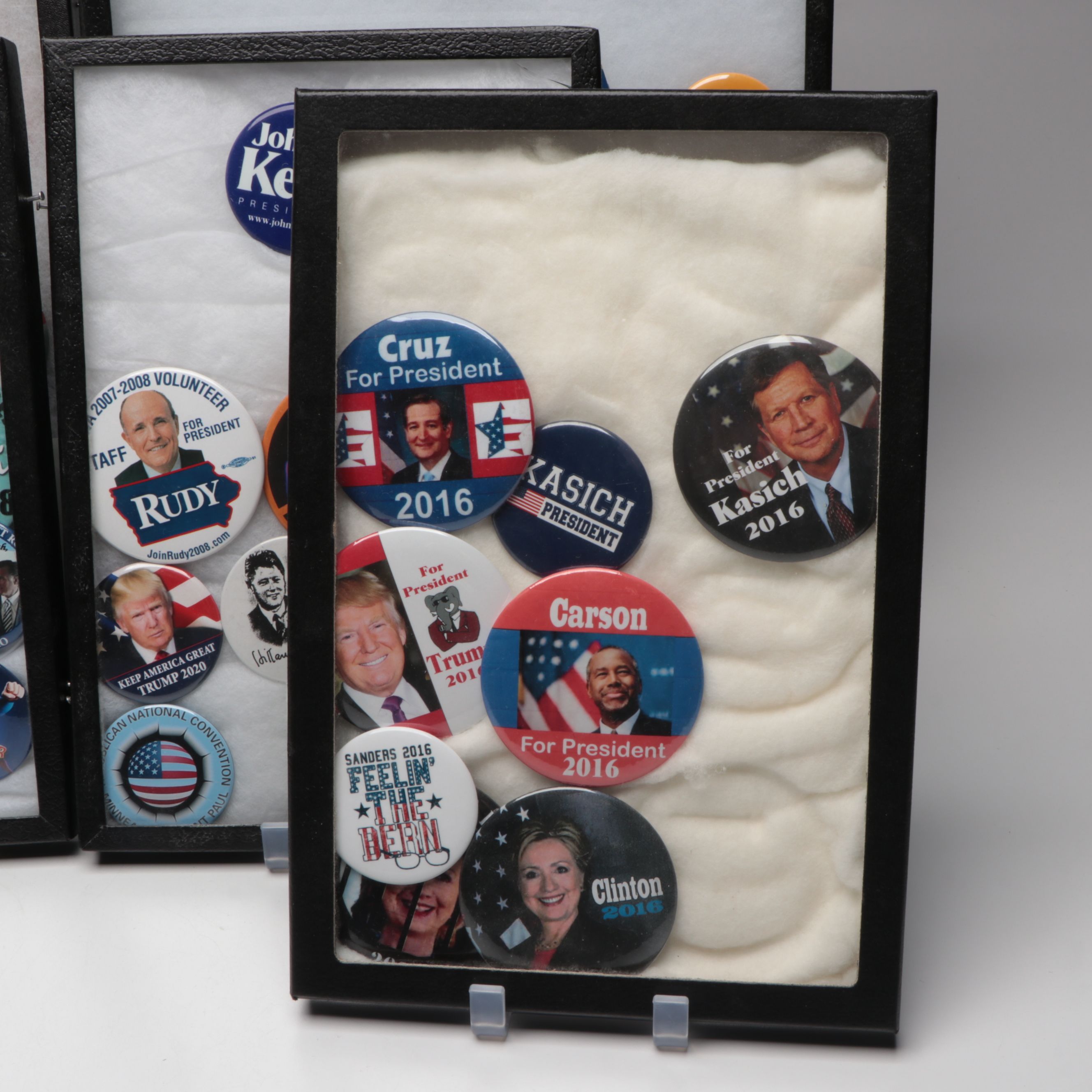 Bush/Cheney '04 , Romney/Ryan 2012 Pins and Other Modern Political Memorabilia