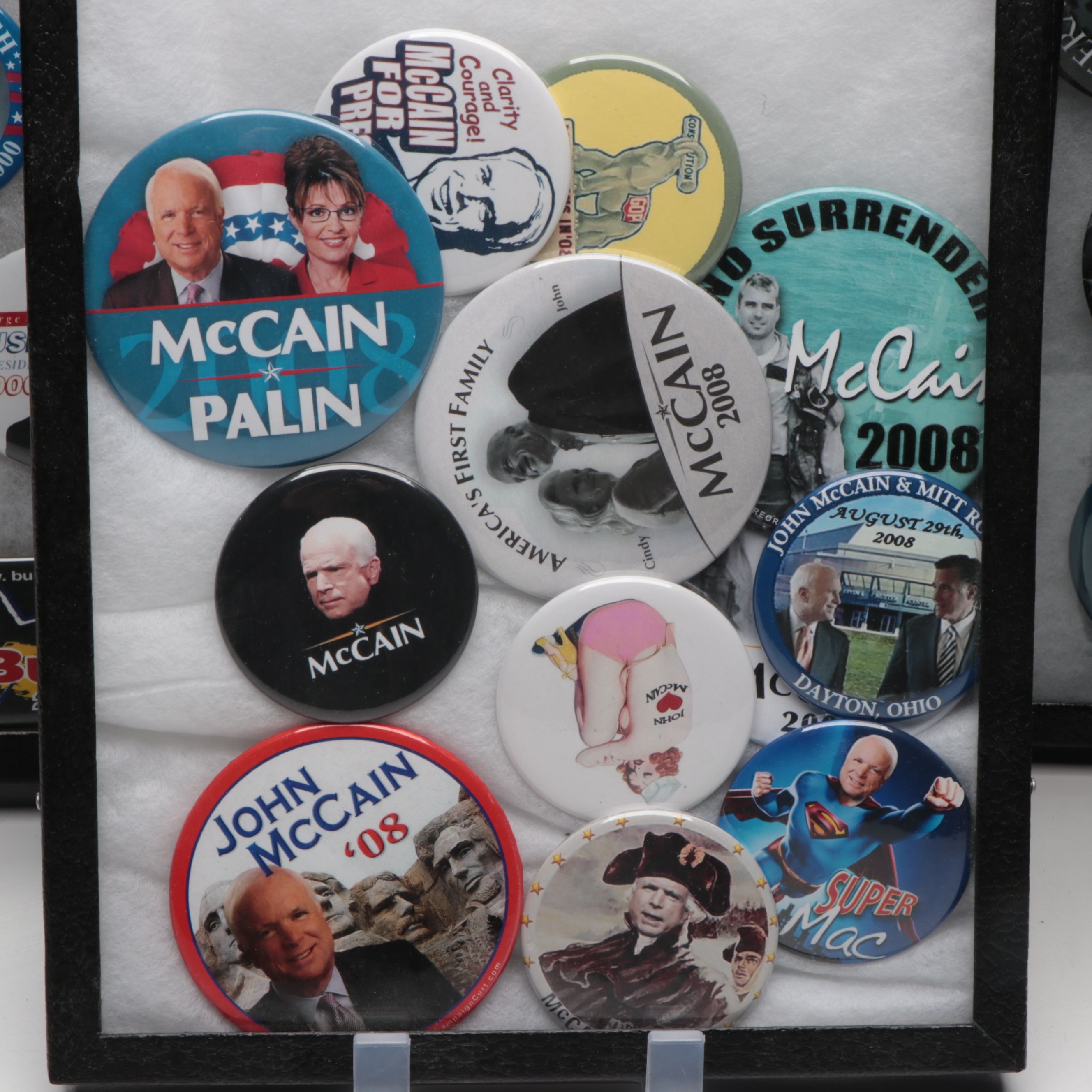 Bush/Cheney '04 , Romney/Ryan 2012 Pins and Other Modern Political Memorabilia