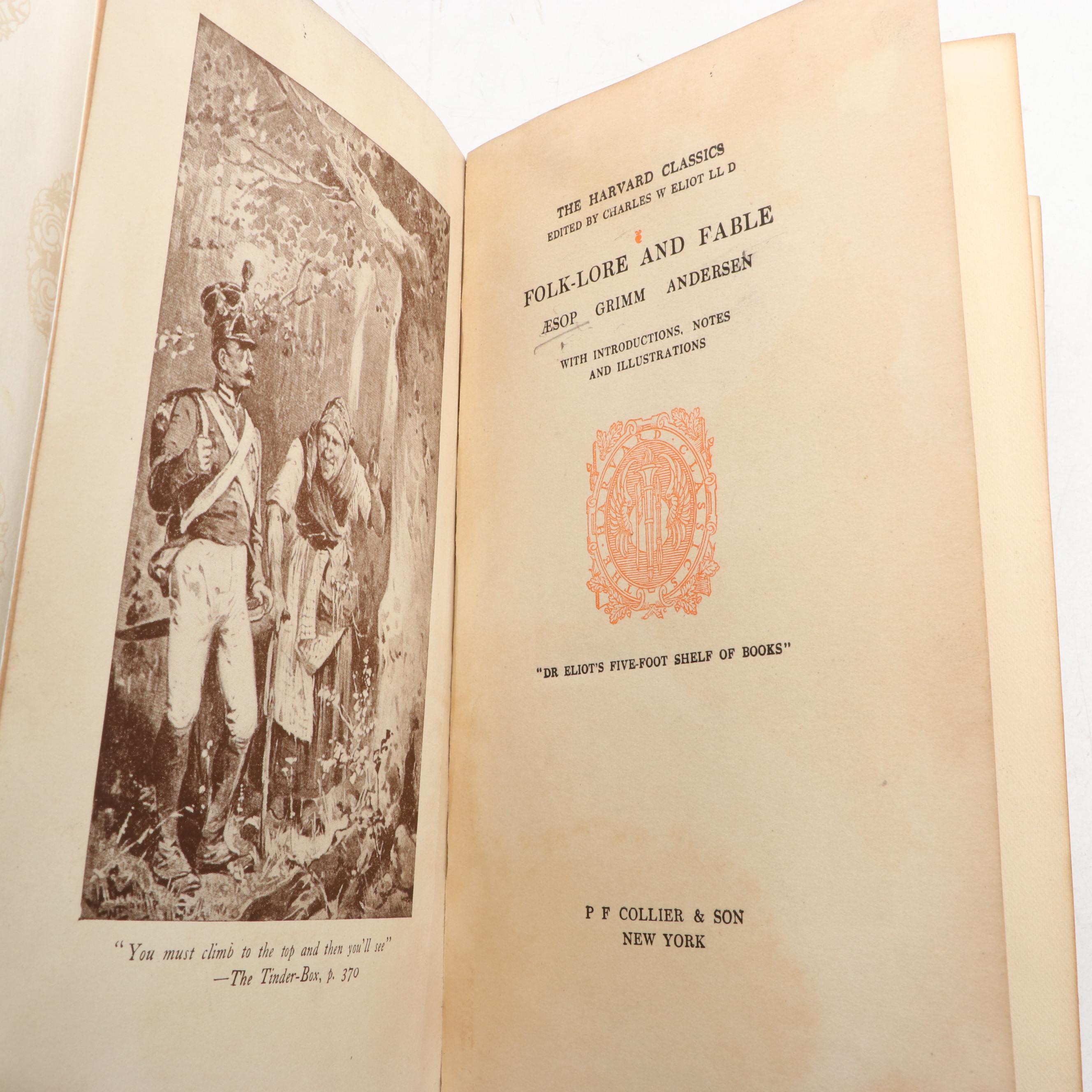 Leather Bound "The Harvard Classics" Partial Set Edited by Charles W. Eliot