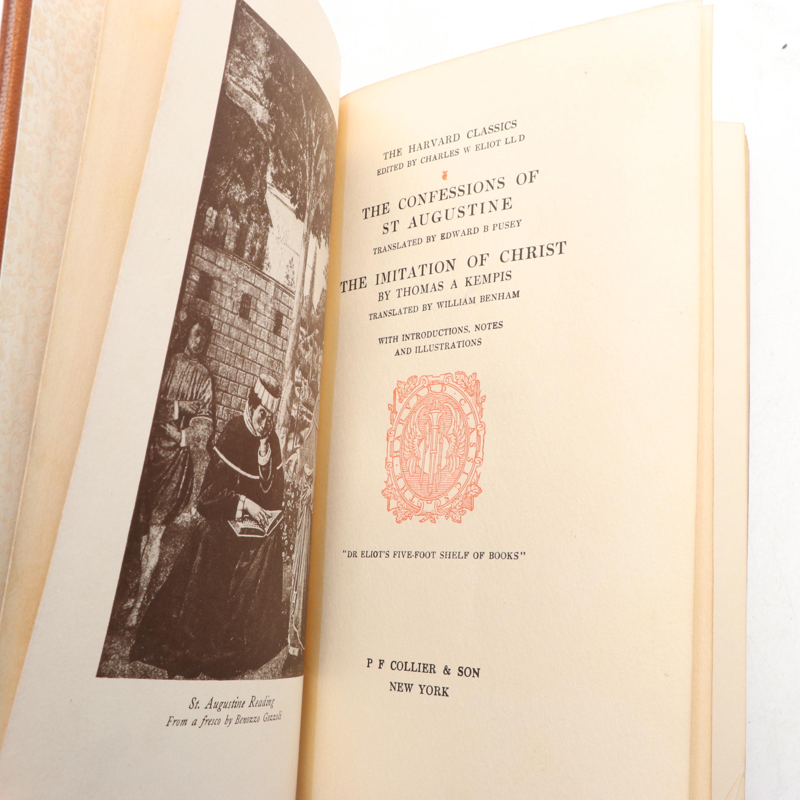 Leather Bound "The Harvard Classics" Partial Set Edited by Charles W. Eliot