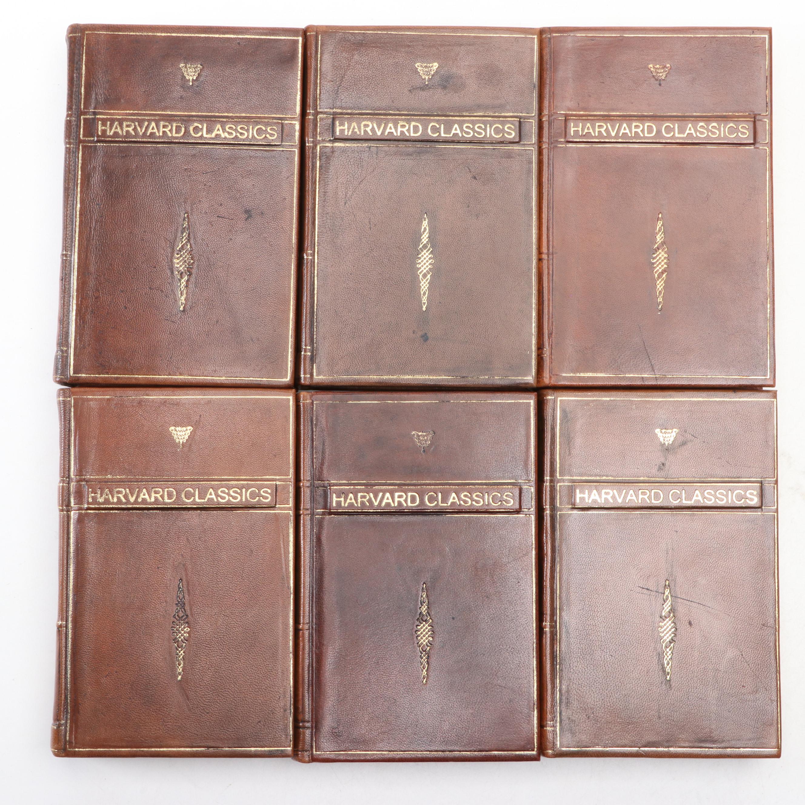 Leather Bound "The Harvard Classics" Partial Set Edited by Charles W. Eliot
