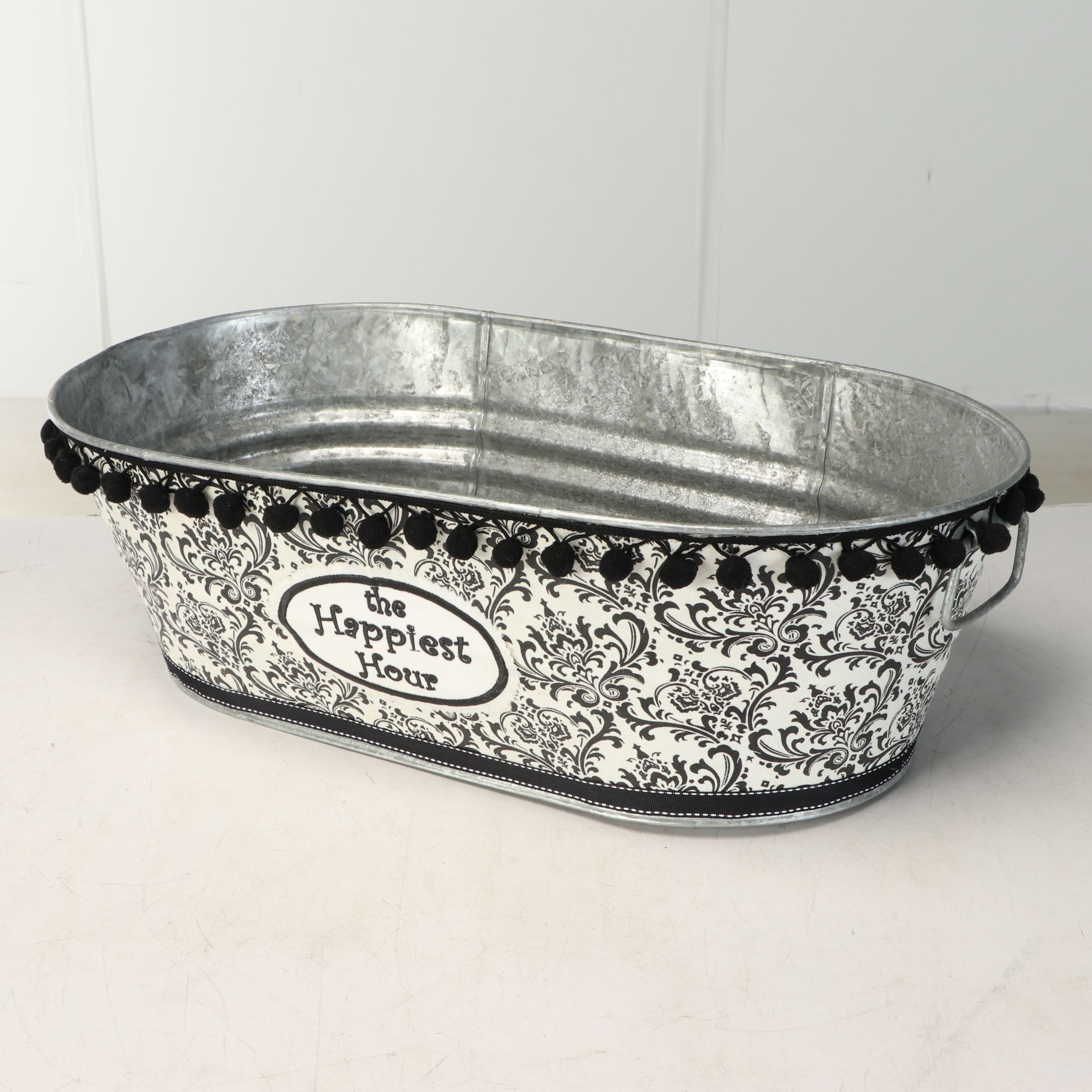 Contemporary Metal Beverage Tubs