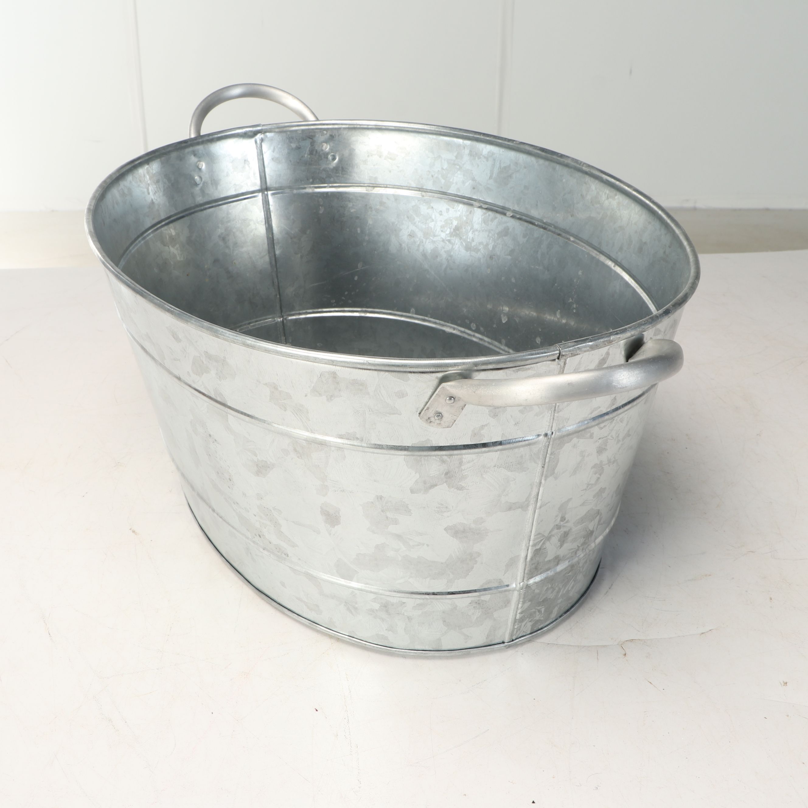 Contemporary Metal Beverage Tubs