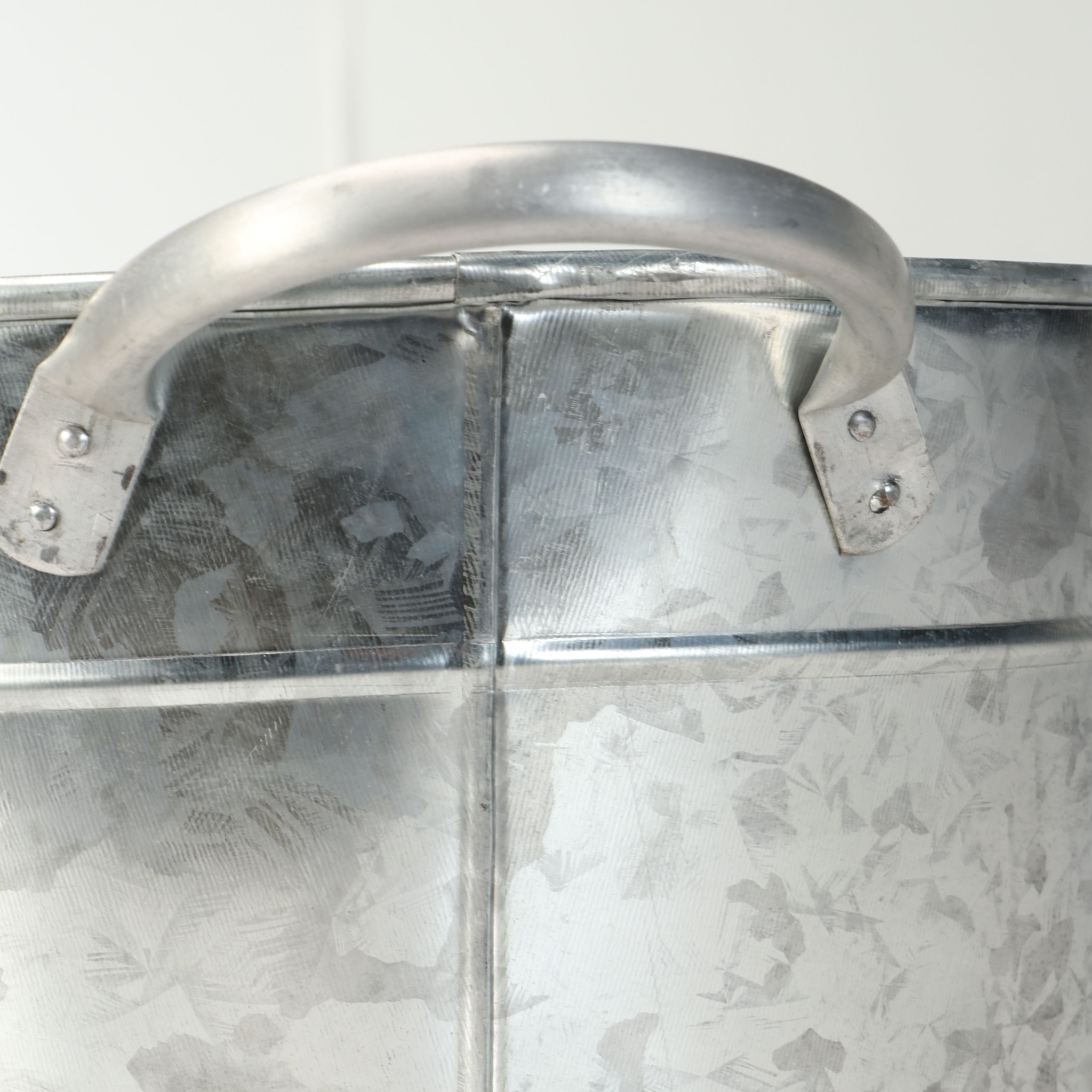 Contemporary Metal Beverage Tubs