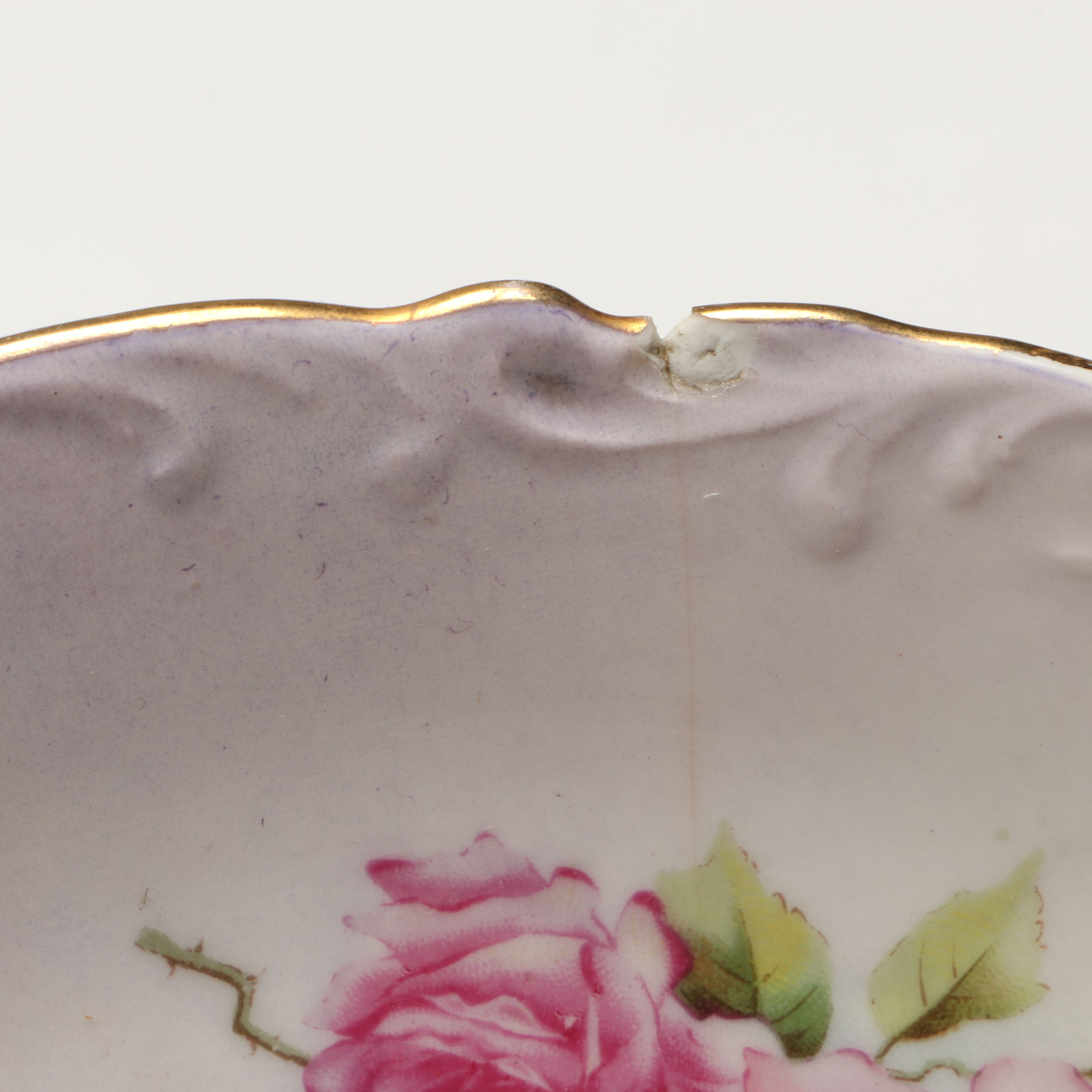 Hand-Painted Austrian Pitcher with Other Plates and Porcelain Table Accessories