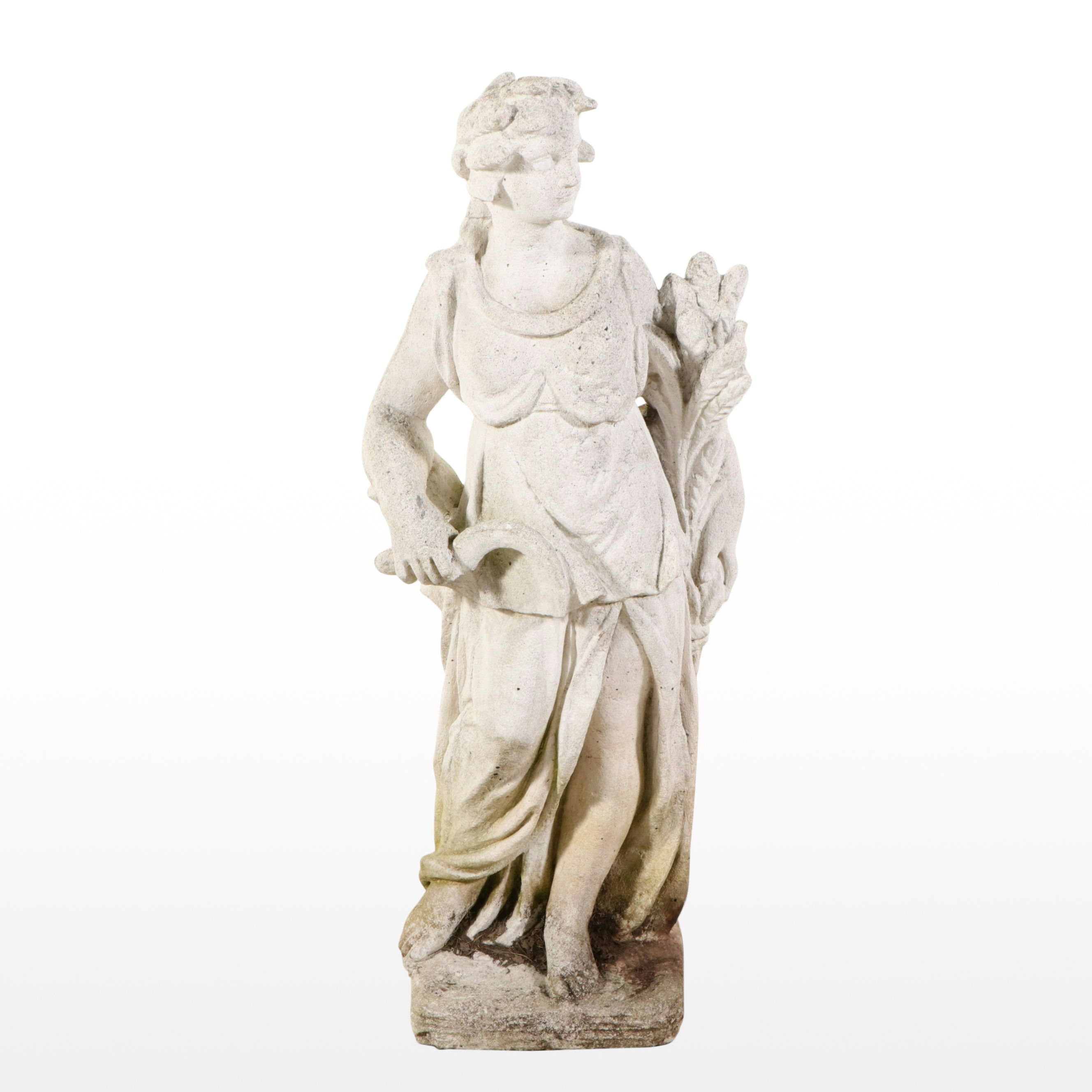 Harvest Allegorical Neoclassical Garden Sculpture