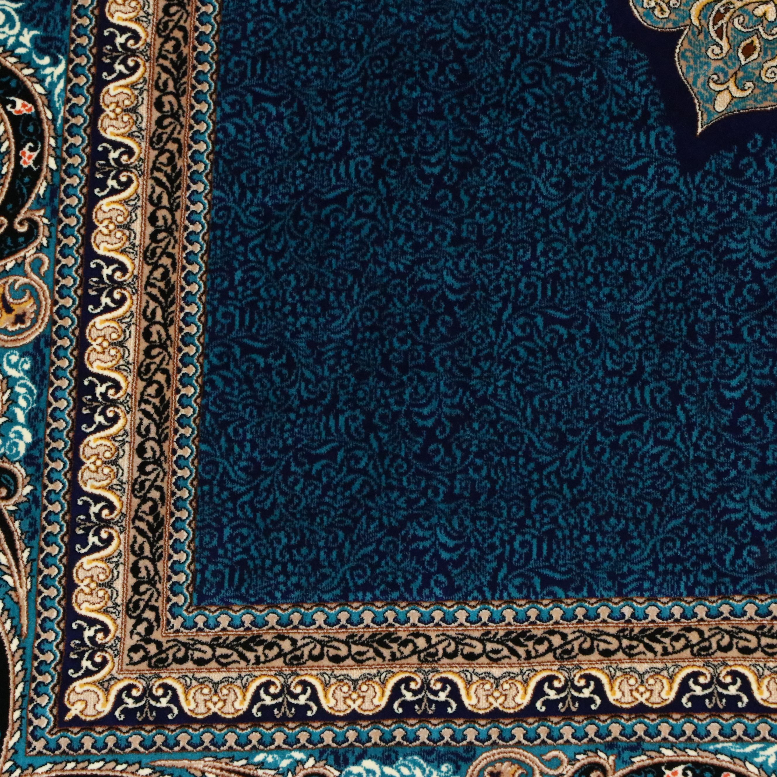 5'7 x 8'4 Machine Made Turkish Qom Style Area Rug