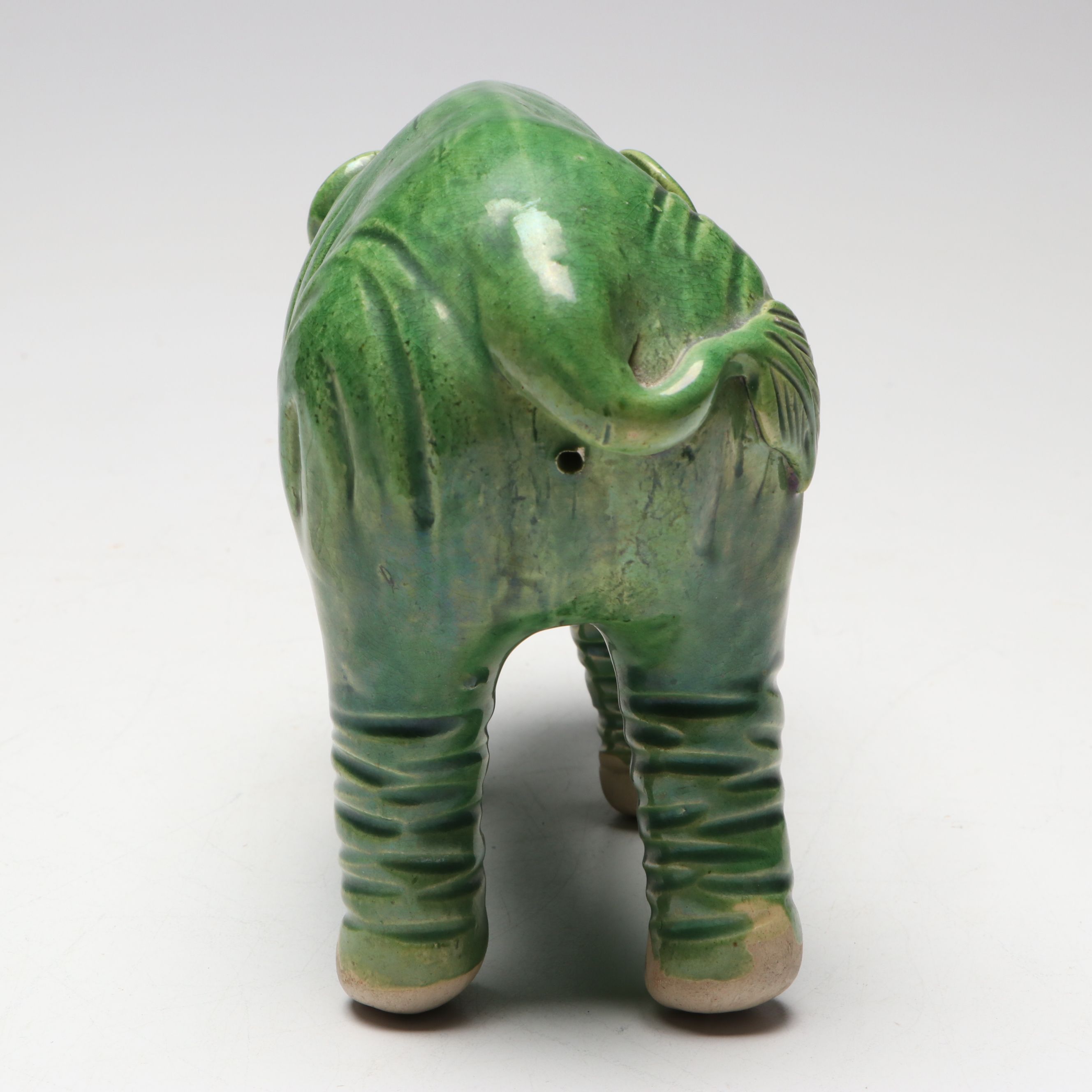 Chinese Tang Style Sancai Glazed Elephant