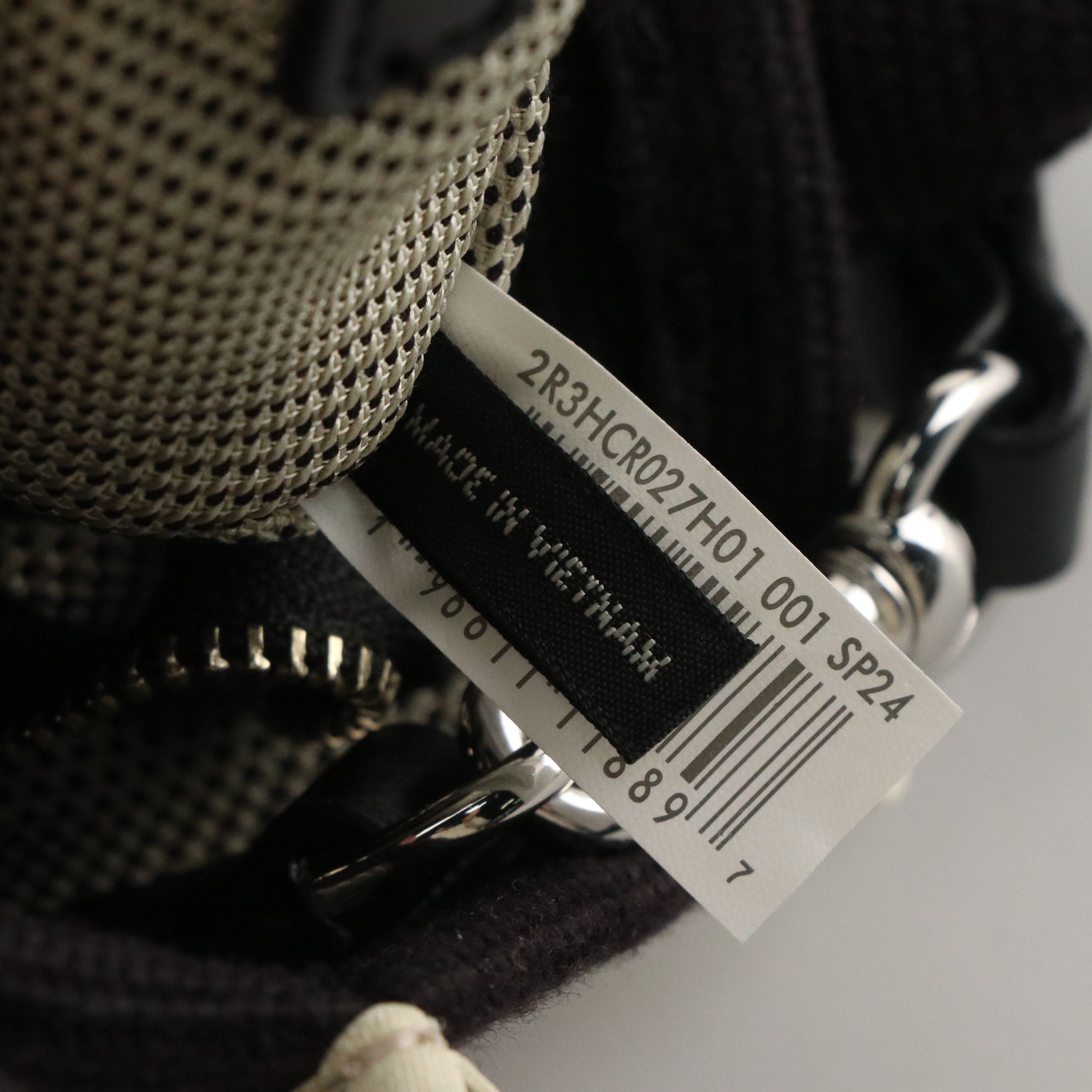 Marc Jacobs Mini Two-Way Tote Bag in Black Canvas with Box