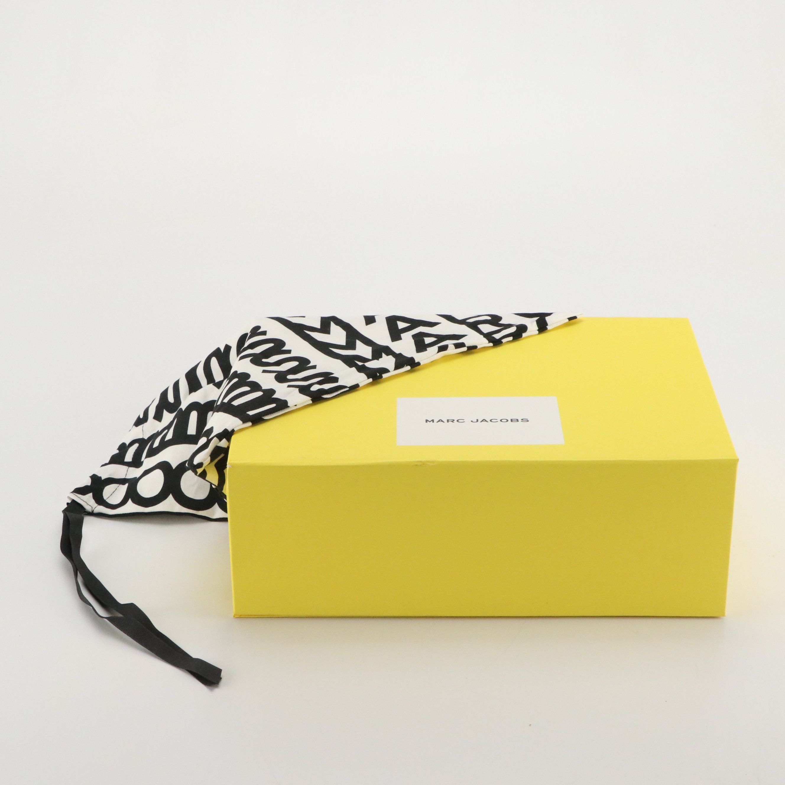 Marc Jacobs Mini Two-Way Tote Bag in Black Canvas with Box