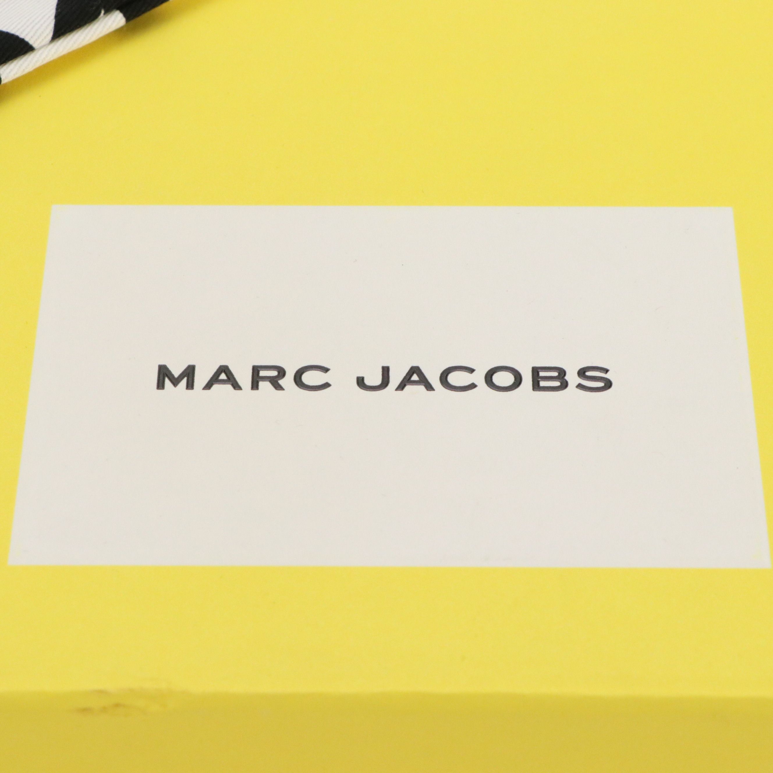 Marc Jacobs Mini Two-Way Tote Bag in Black Canvas with Box