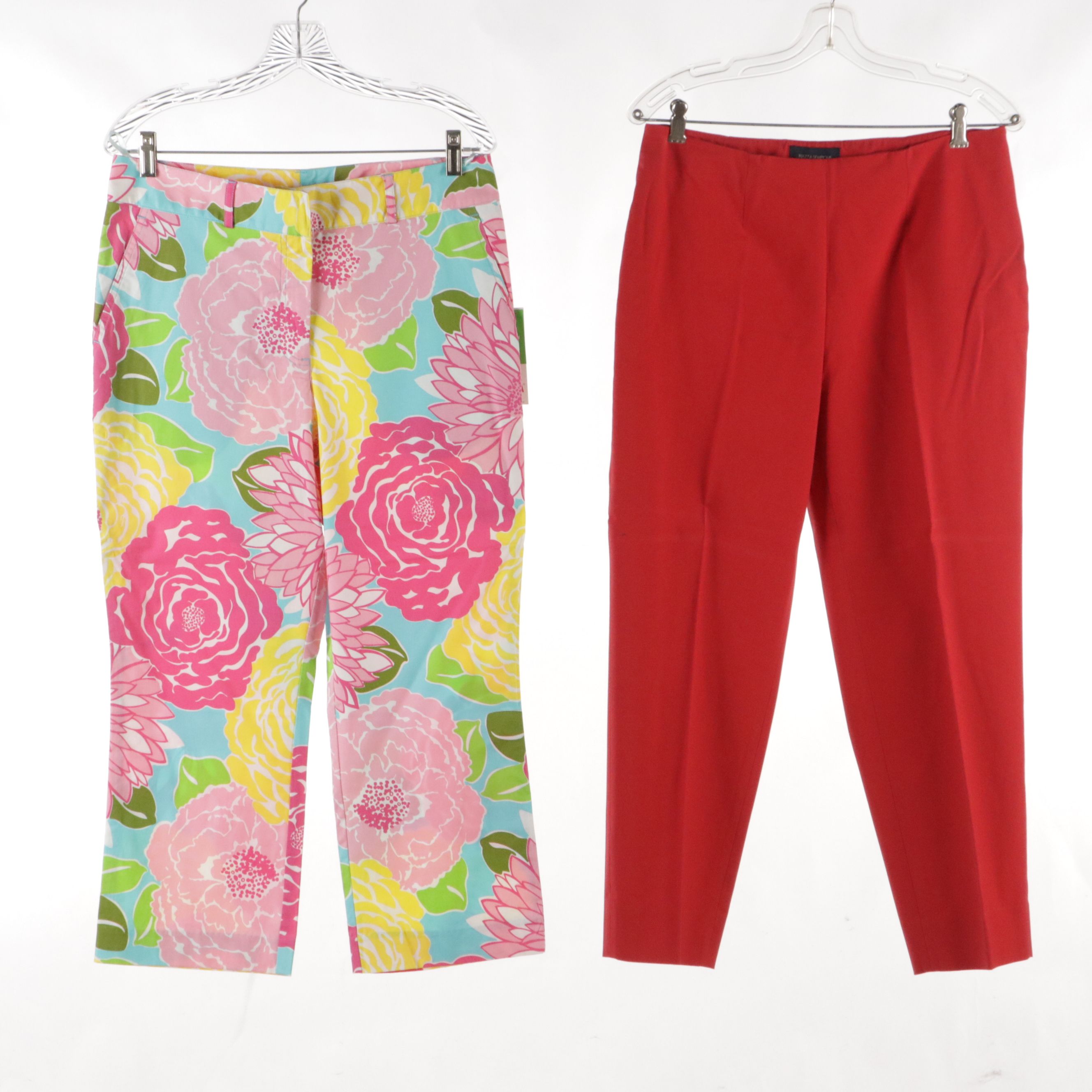Lilly Pulitzer Liza Capris with Piazza Sempione Audrey Capris & Cardigan