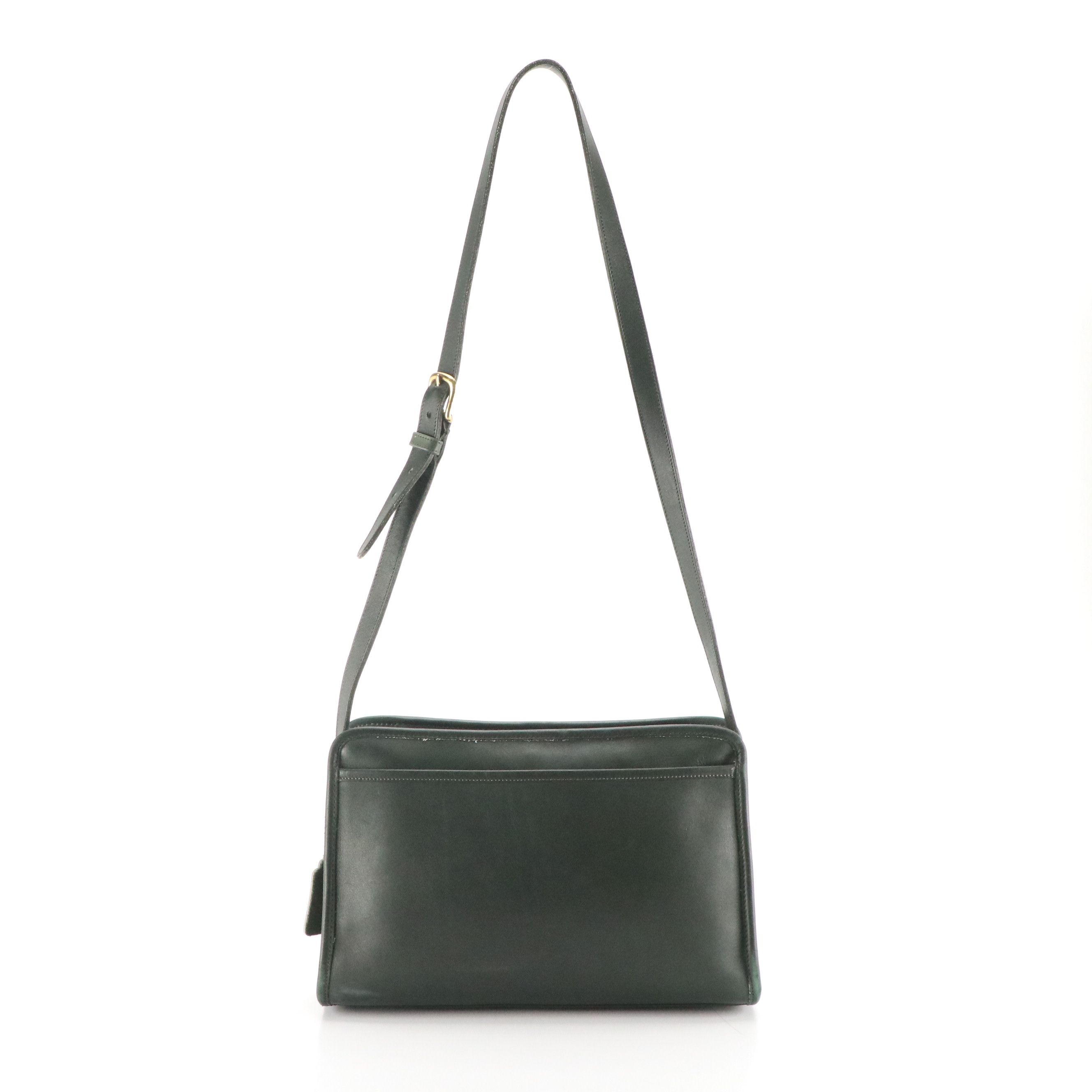 Coach Taylor Legacy Shoulder Bag in Dark Green Leather