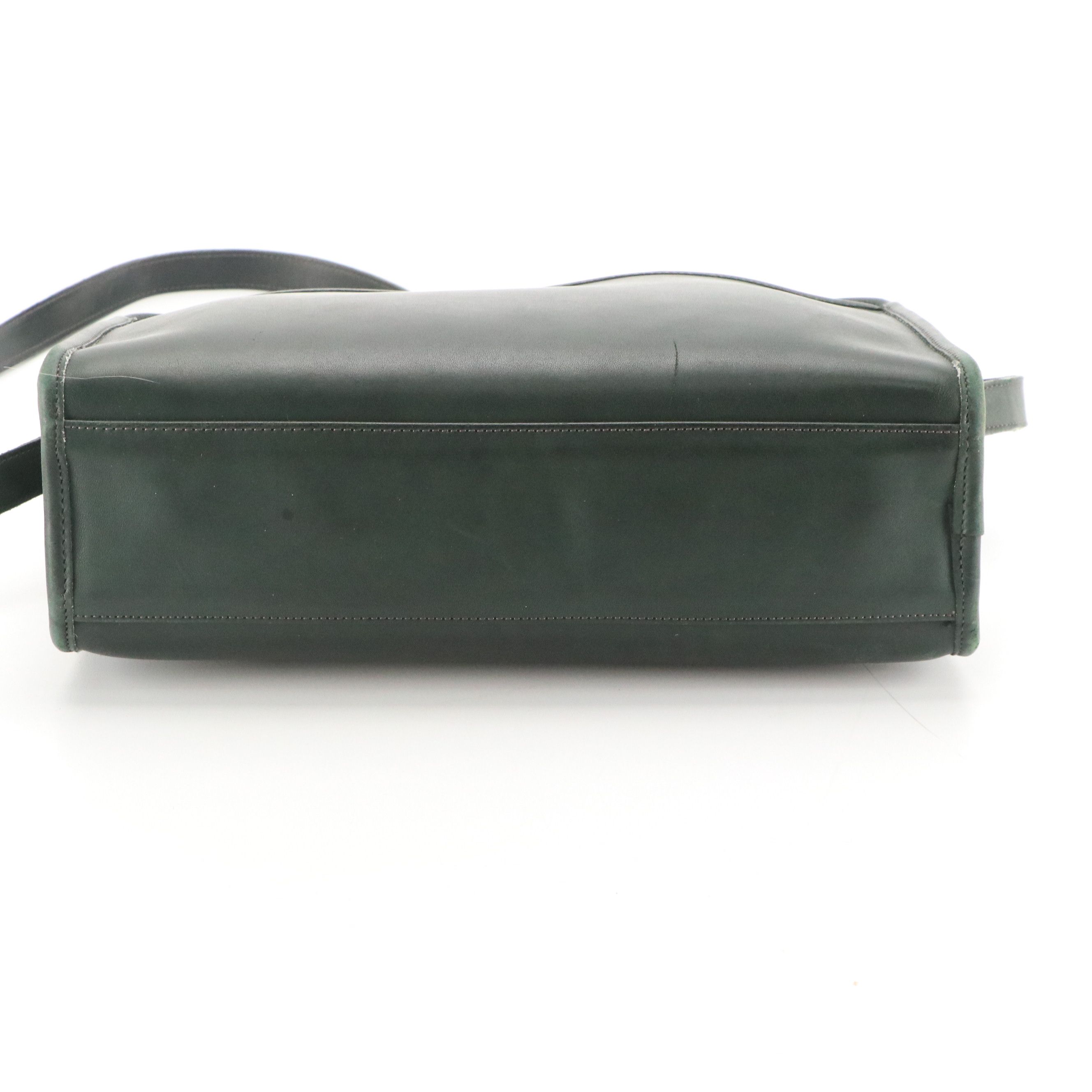 Coach Taylor Legacy Shoulder Bag in Dark Green Leather