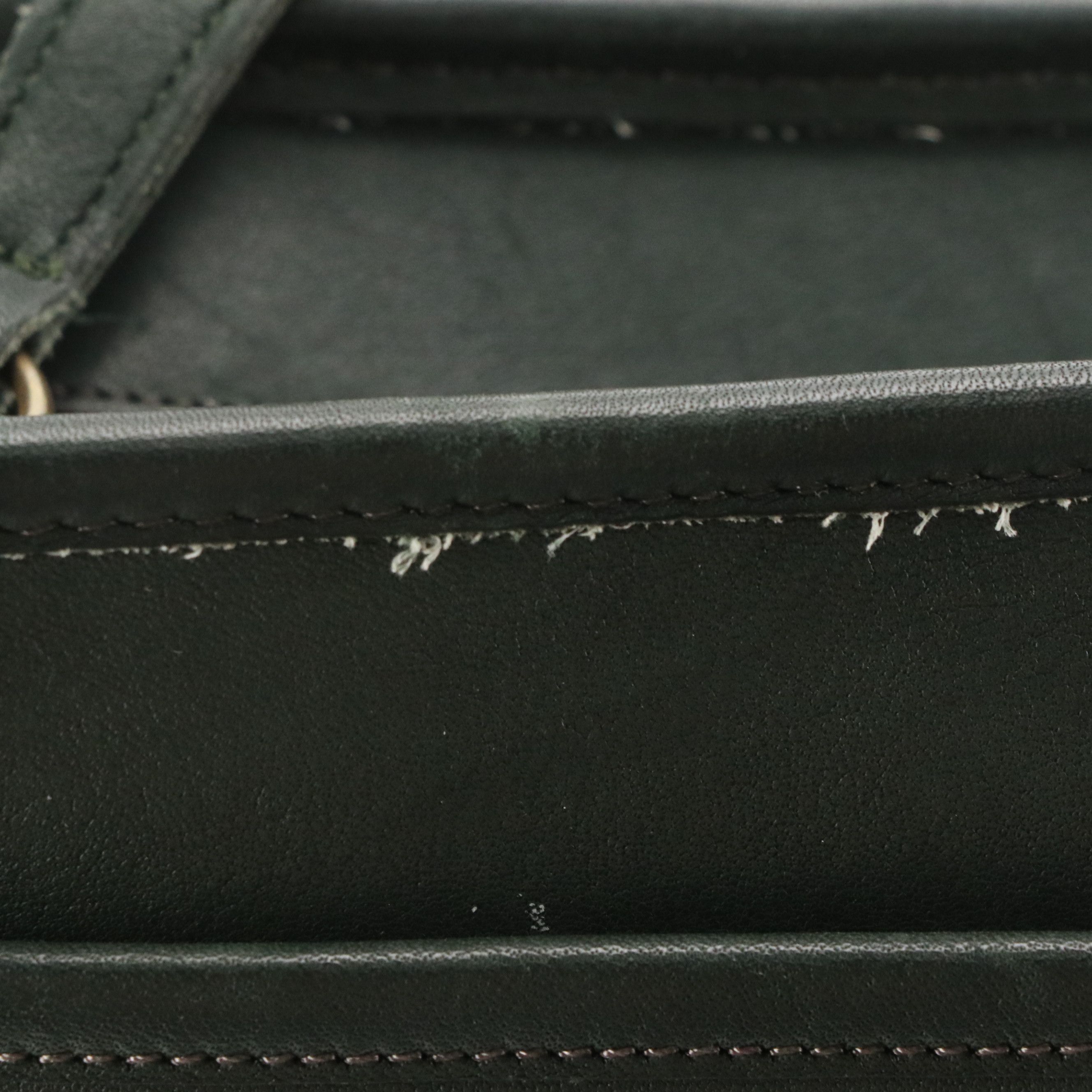 Coach Taylor Legacy Shoulder Bag in Dark Green Leather