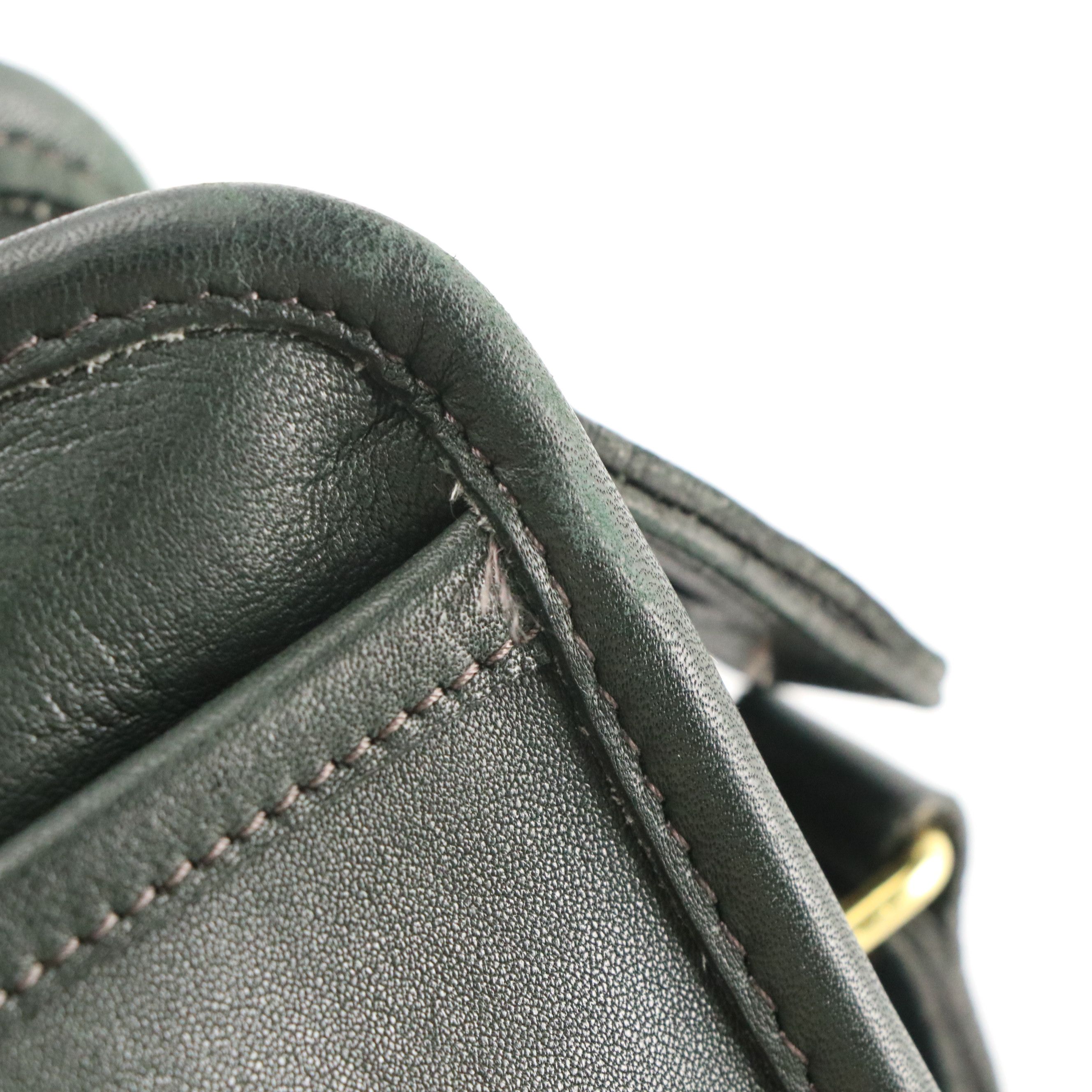 Coach Taylor Legacy Shoulder Bag in Dark Green Leather
