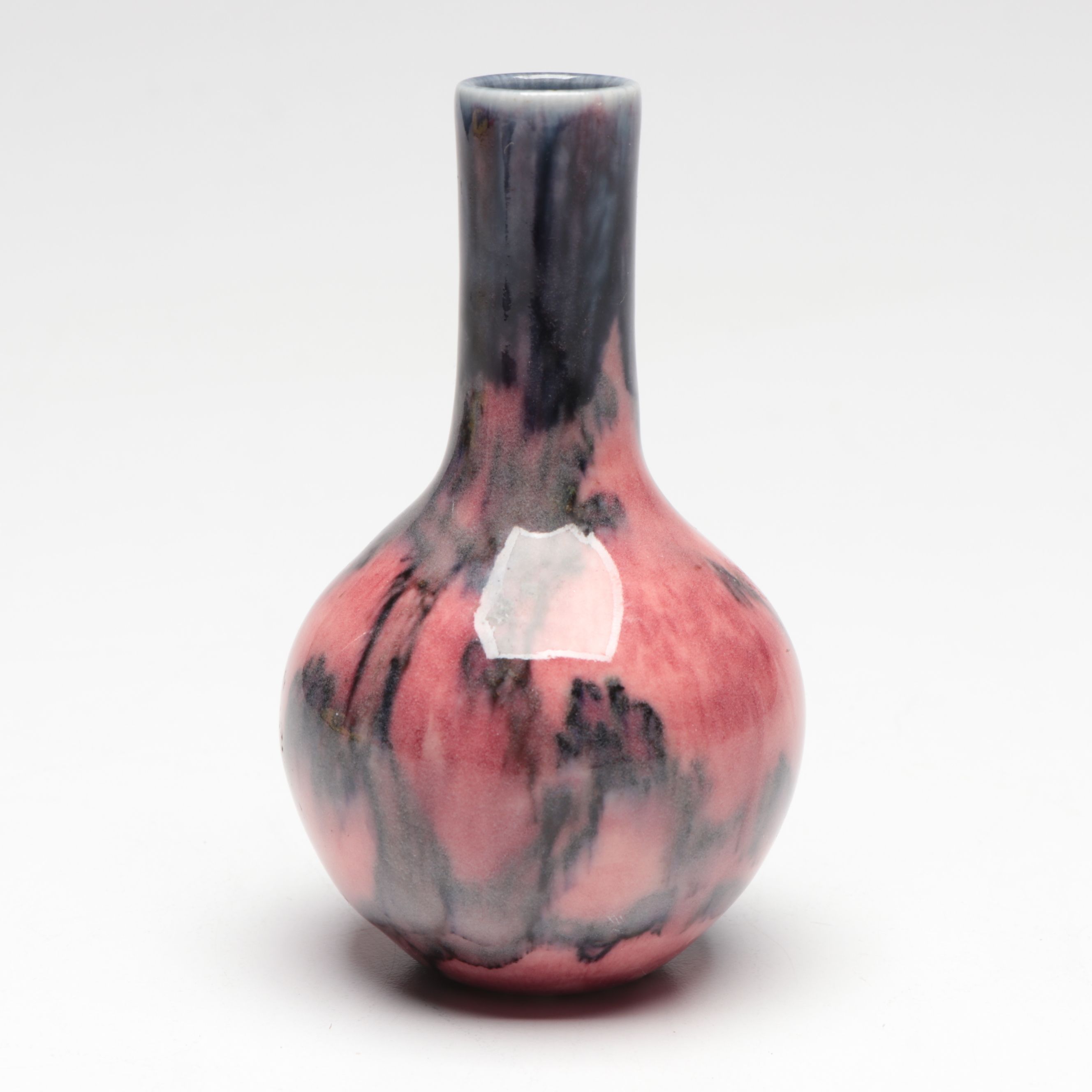 Rookwood Pottery Ceramic Drip Glaze Bud Vase, Mid-20th Century