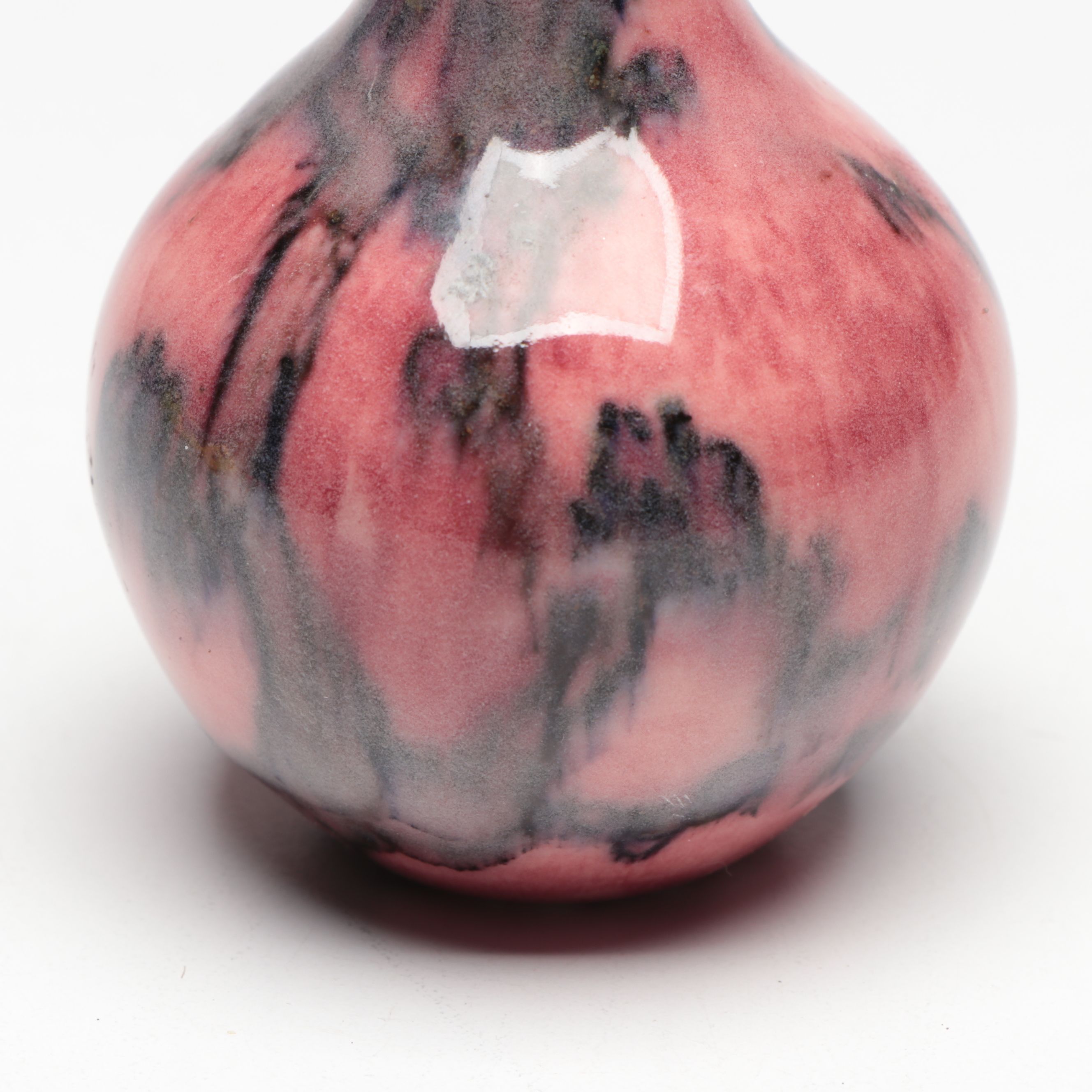 Rookwood Pottery Ceramic Drip Glaze Bud Vase, Mid-20th Century