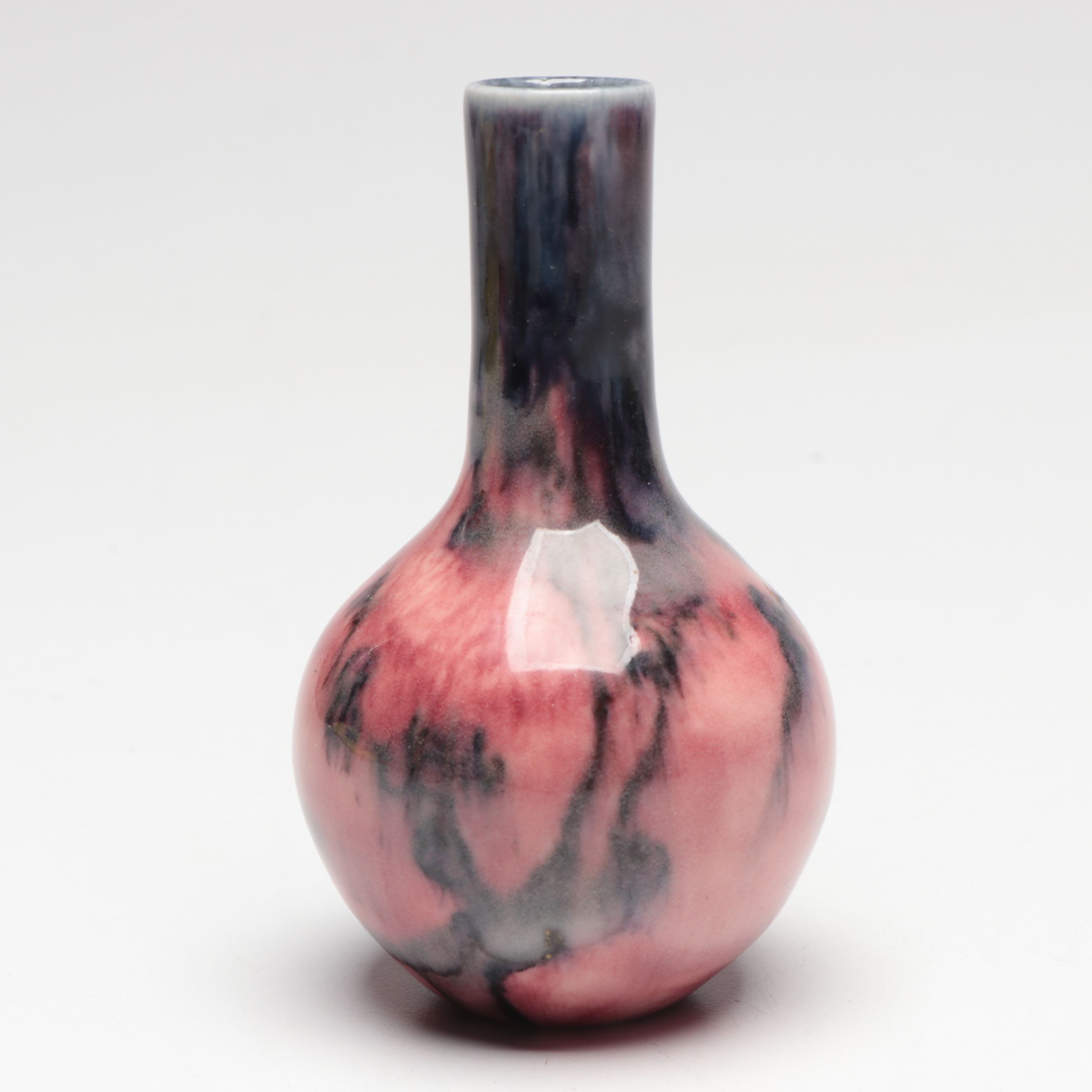 Rookwood Pottery Ceramic Drip Glaze Bud Vase, Mid-20th Century