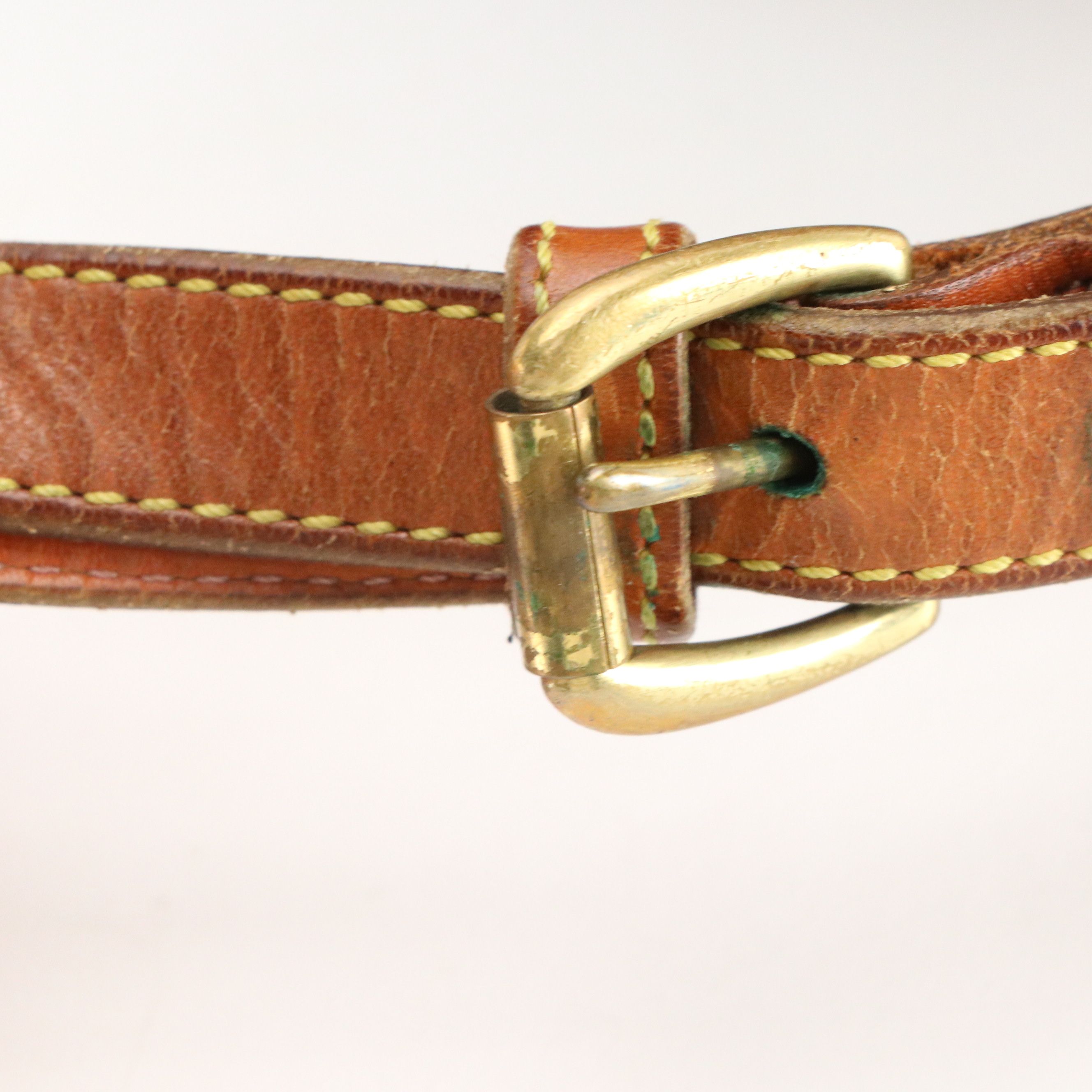 Dooney & Bourke Drawstring Bucket Bag in Navy Blue All-Weather & Brown Leather