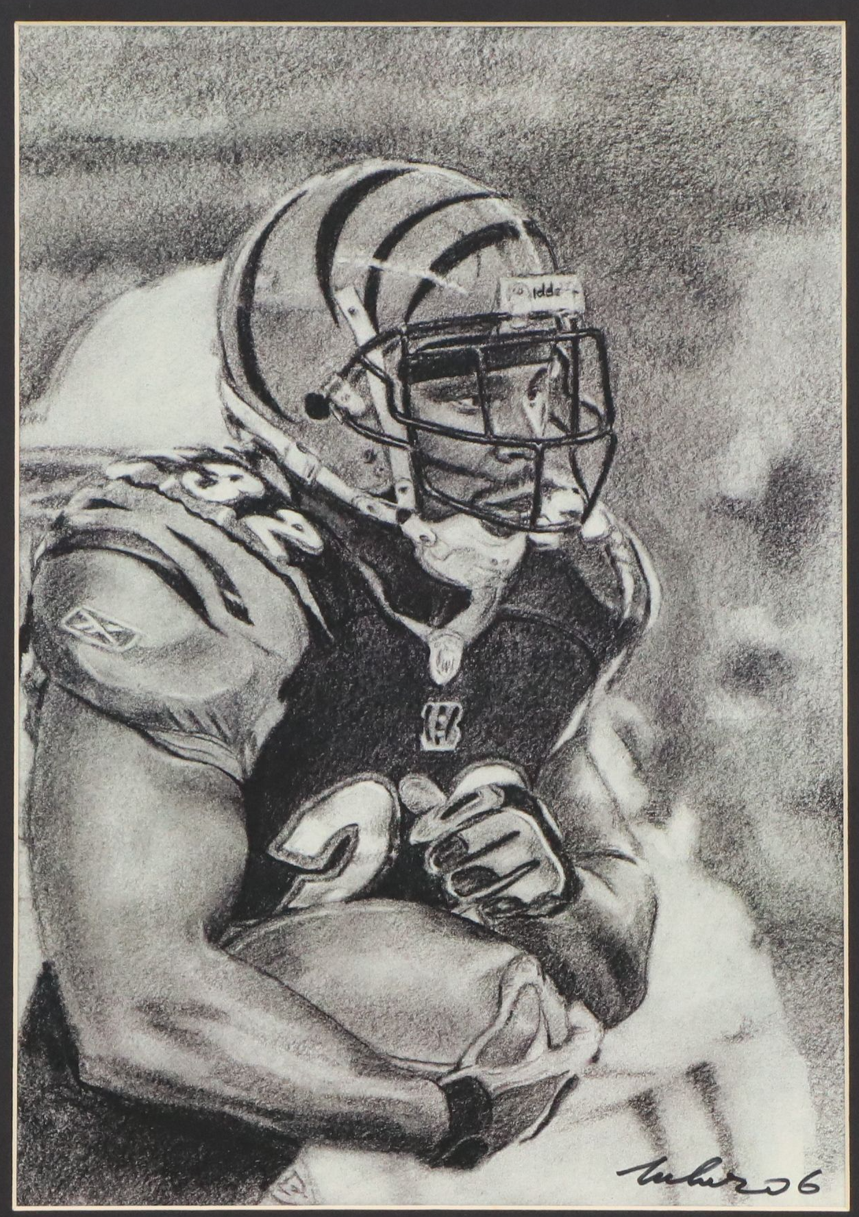 Digital Print Portraits of Bengals Football Players, 2006