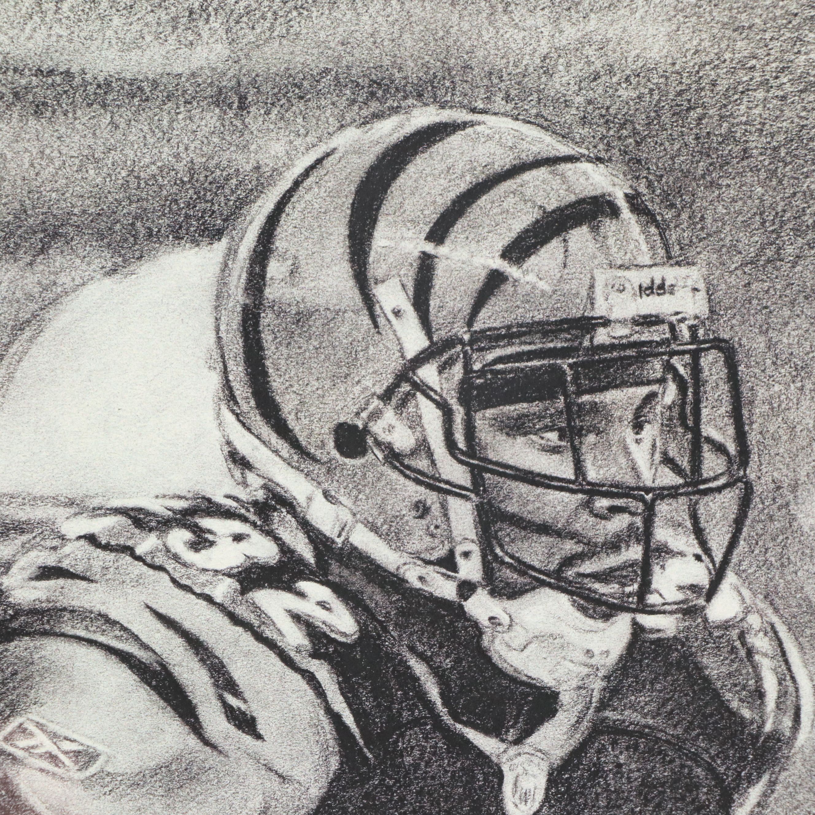 Digital Print Portraits of Bengals Football Players, 2006