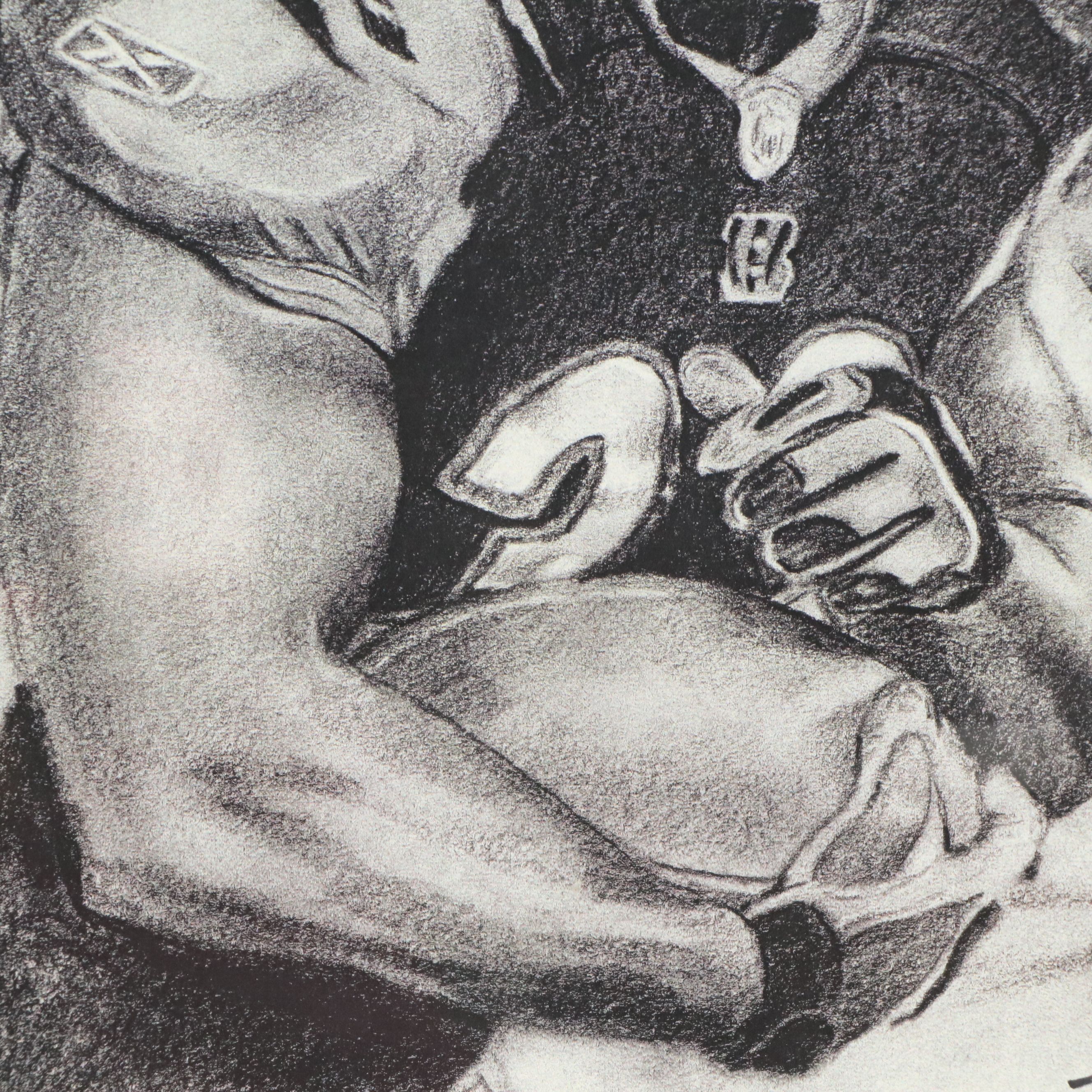 Digital Print Portraits of Bengals Football Players, 2006